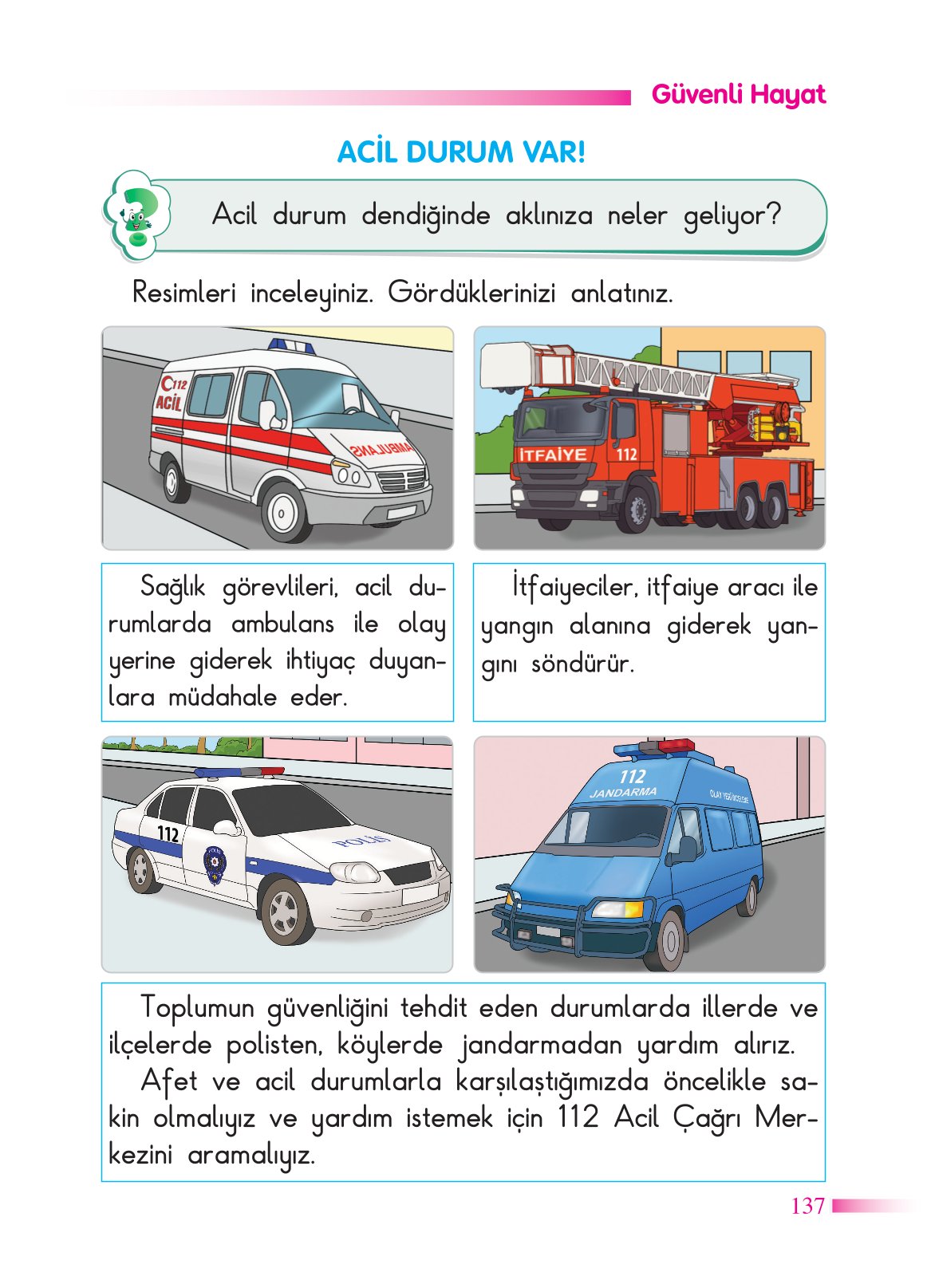 2. Sınıf Sdr Yayıncılık Hayat Bilgisi Ders Kitabı Sayfa 138 Cevapları
