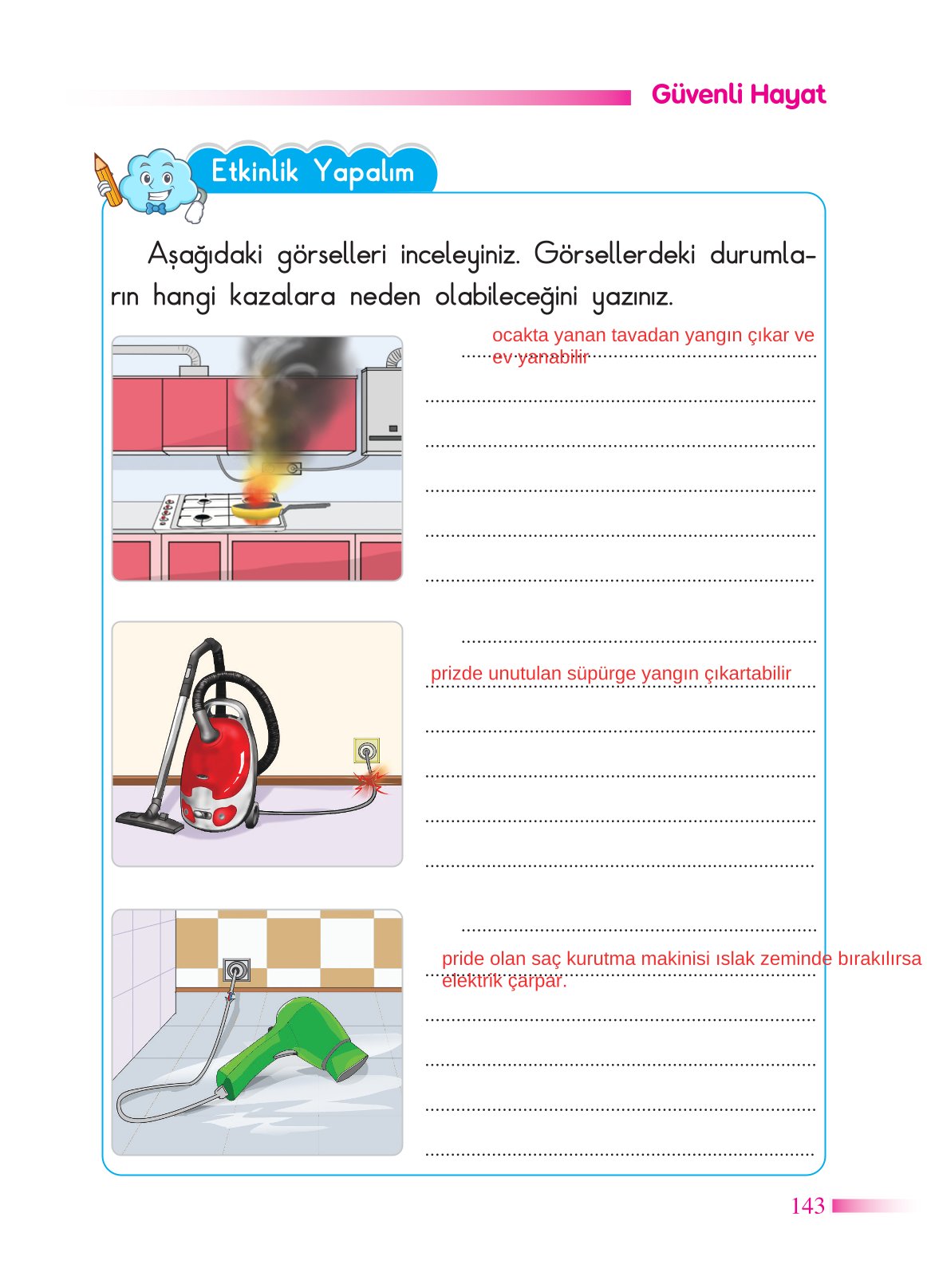 2. Sınıf Sdr Yayıncılık Hayat Bilgisi Ders Kitabı Sayfa 144 Cevapları