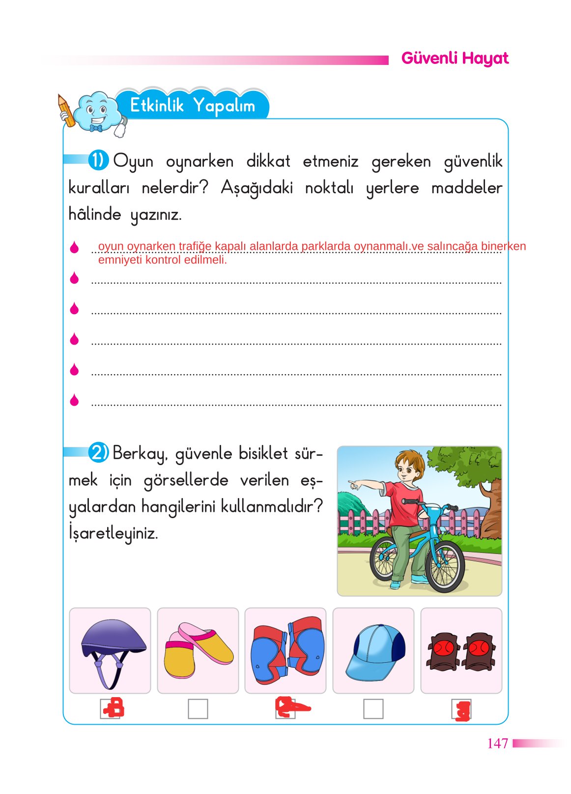 2. Sınıf Sdr Yayıncılık Hayat Bilgisi Ders Kitabı Sayfa 148 Cevapları