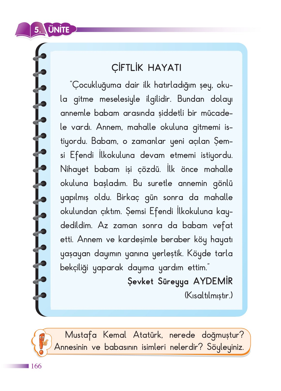 2. Sınıf Sdr Yayıncılık Hayat Bilgisi Ders Kitabı Sayfa 167 Cevapları