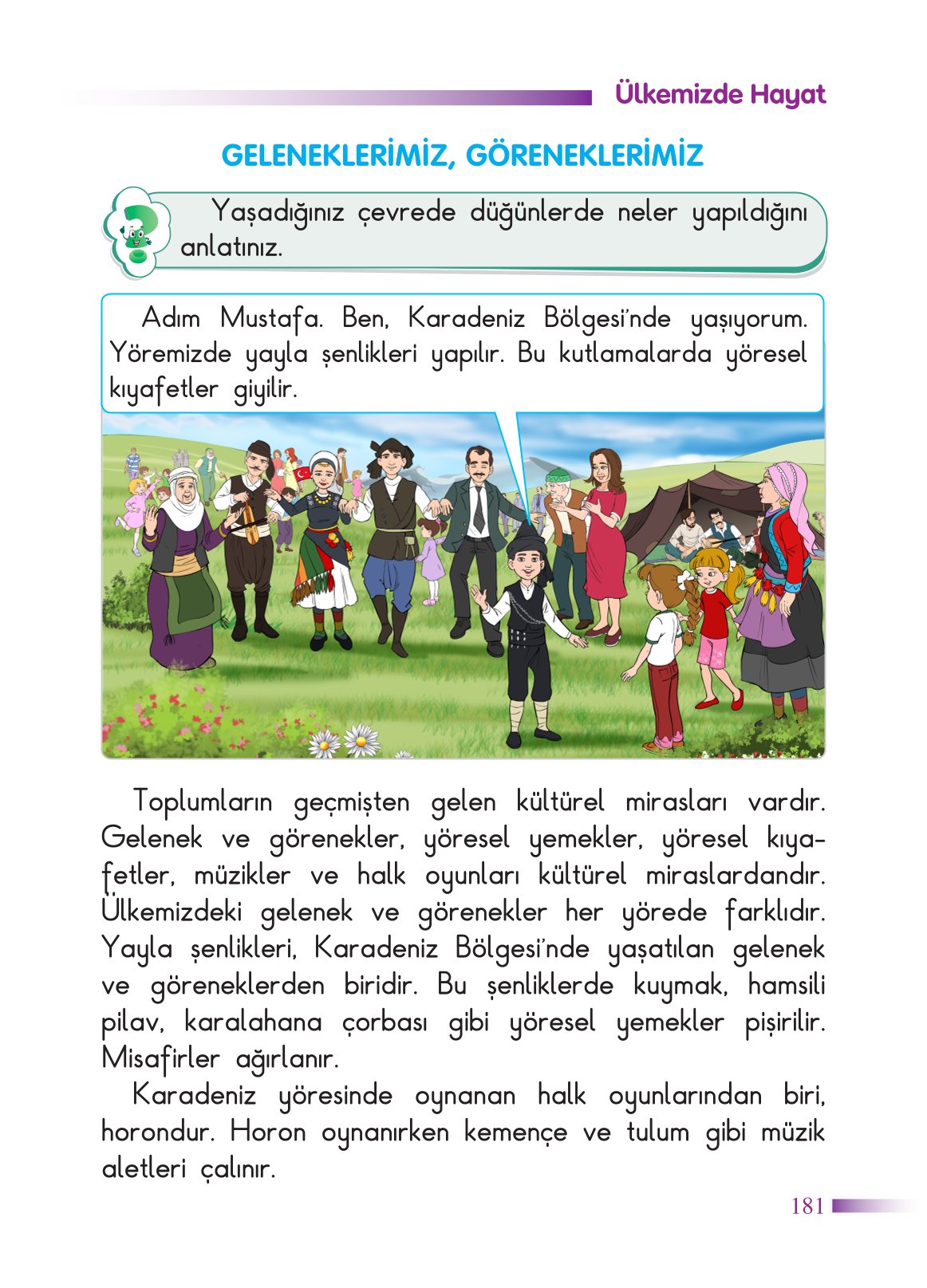 2. Sınıf Sdr Yayıncılık Hayat Bilgisi Ders Kitabı Sayfa 182 Cevapları