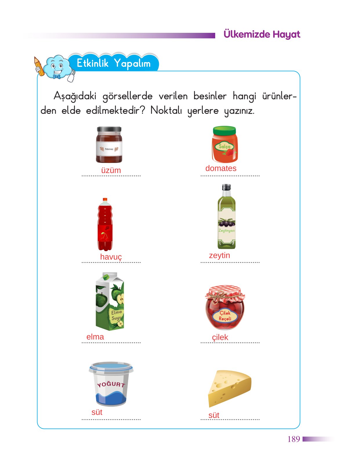 2. Sınıf Sdr Yayıncılık Hayat Bilgisi Ders Kitabı Sayfa 190 Cevapları