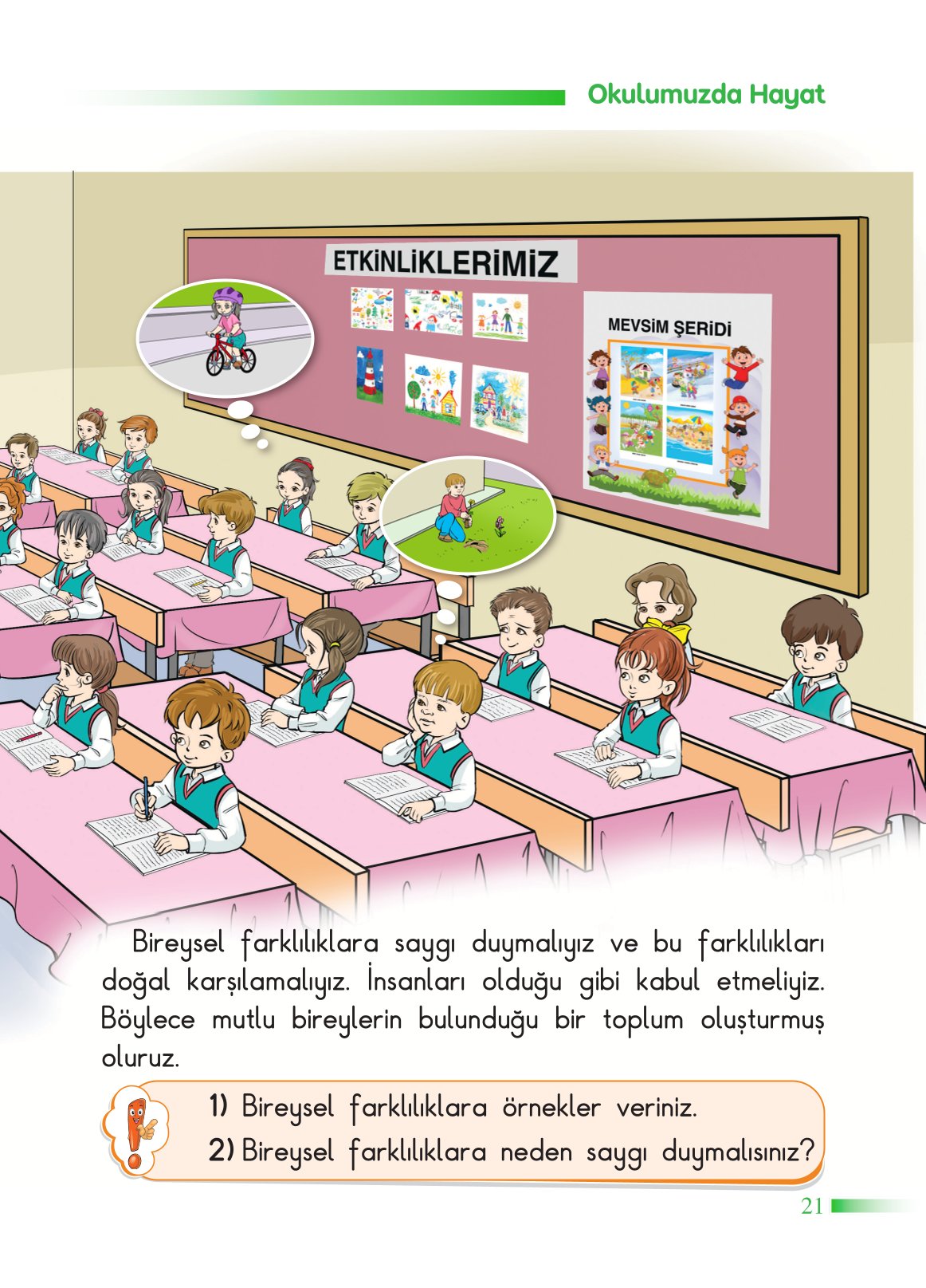 2. Sınıf Sdr Yayıncılık Hayat Bilgisi Ders Kitabı Sayfa 22 Cevapları 2. Sınıf Sdr Yayıncılık Hayat Bilgisi Ders Kitabı Sayfa 22 Cevapları