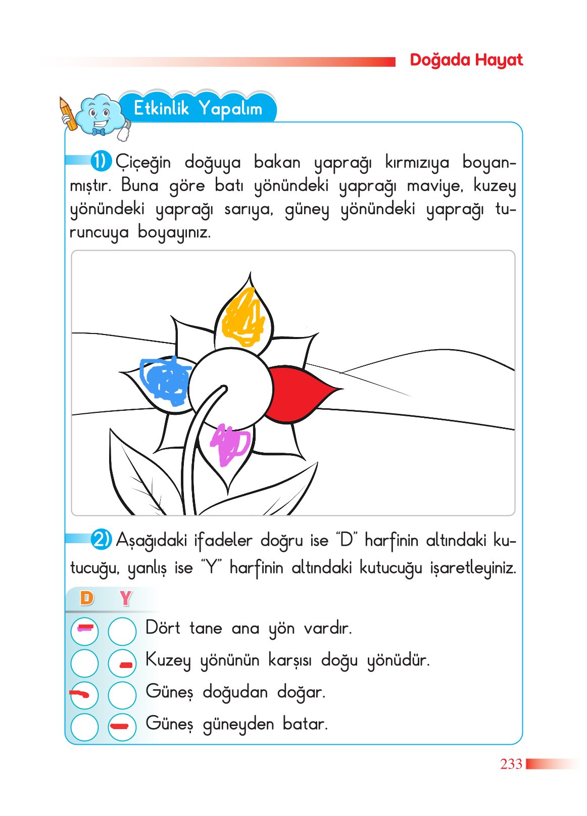 2. Sınıf Sdr Yayıncılık Hayat Bilgisi Ders Kitabı Sayfa 234 Cevapları 2. Sınıf Sdr Yayıncılık Hayat Bilgisi Ders Kitabı Sayfa 234 Cevapları
