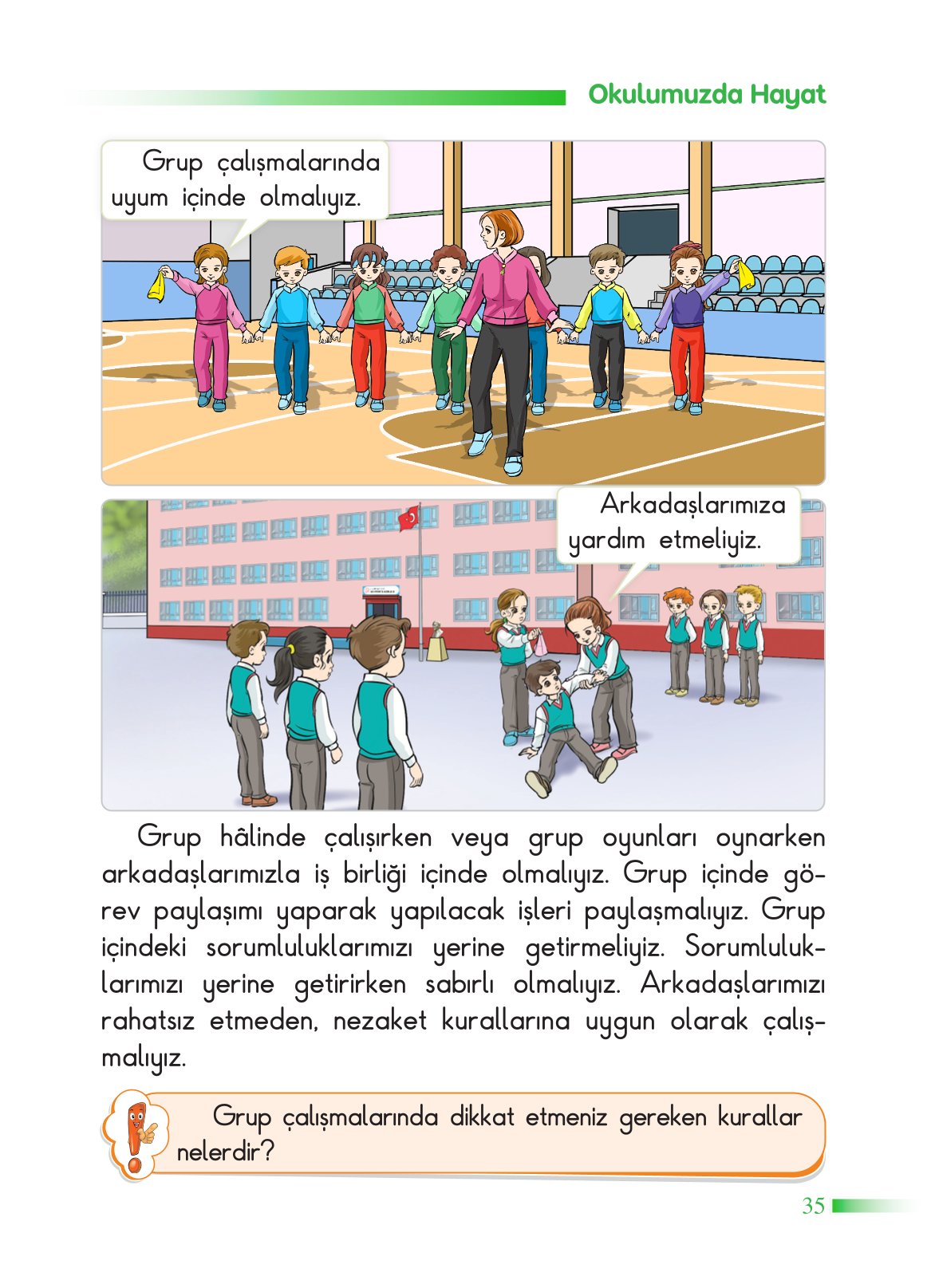 2. Sınıf Sdr Yayıncılık Hayat Bilgisi Ders Kitabı Sayfa 36 Cevapları