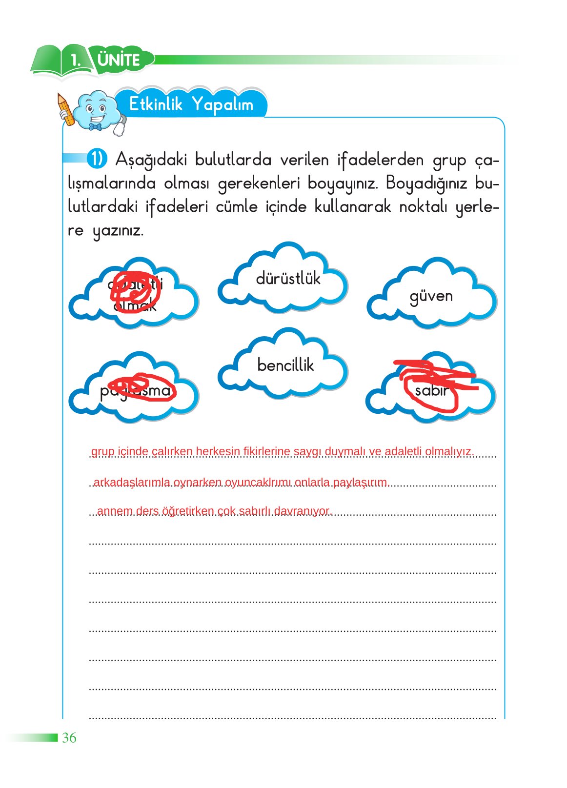 2. Sınıf Sdr Yayıncılık Hayat Bilgisi Ders Kitabı Sayfa 37 Cevapları