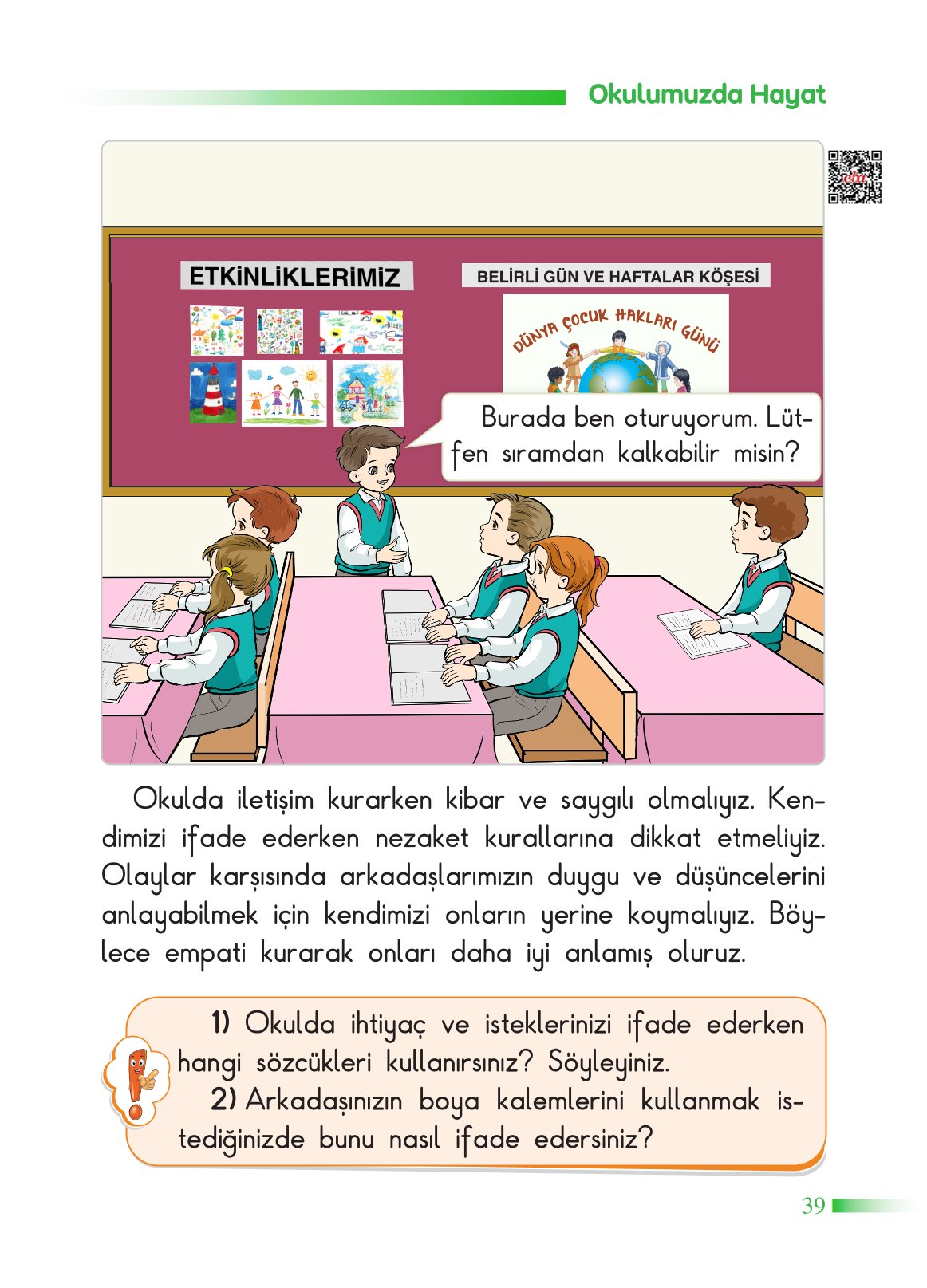 2. Sınıf Sdr Yayıncılık Hayat Bilgisi Ders Kitabı Sayfa 40 Cevapları 2. Sınıf Sdr Yayıncılık Hayat Bilgisi Ders Kitabı Sayfa 40 Cevapları
