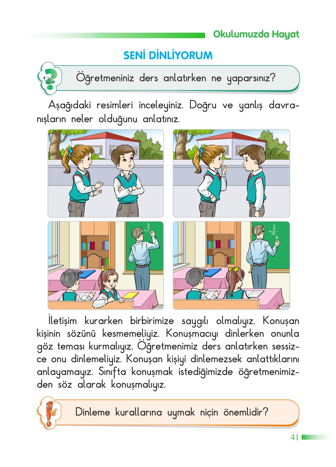 2. Sınıf Sdr Yayıncılık Hayat Bilgisi Ders Kitabı Sayfa 42 Cevapları 2. Sınıf Sdr Yayıncılık Hayat Bilgisi Ders Kitabı Sayfa 42 Cevapları