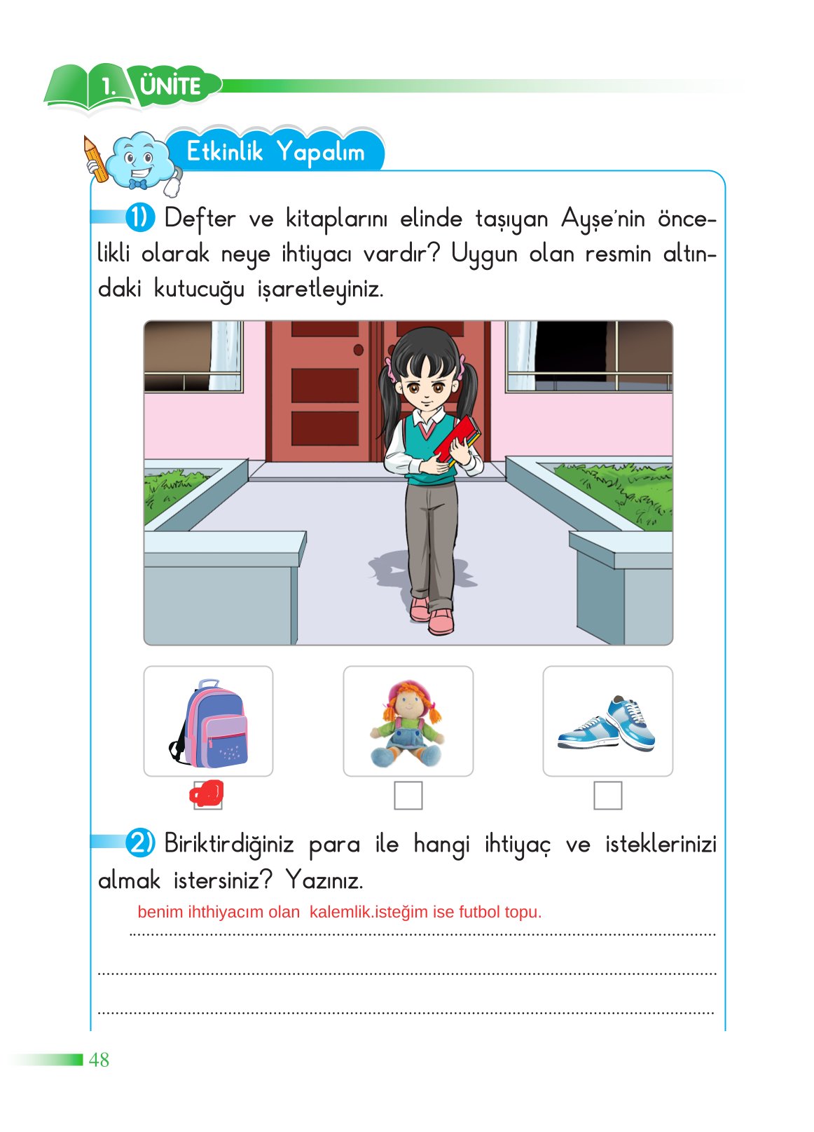 2. Sınıf Sdr Yayıncılık Hayat Bilgisi Ders Kitabı Sayfa 49 Cevapları