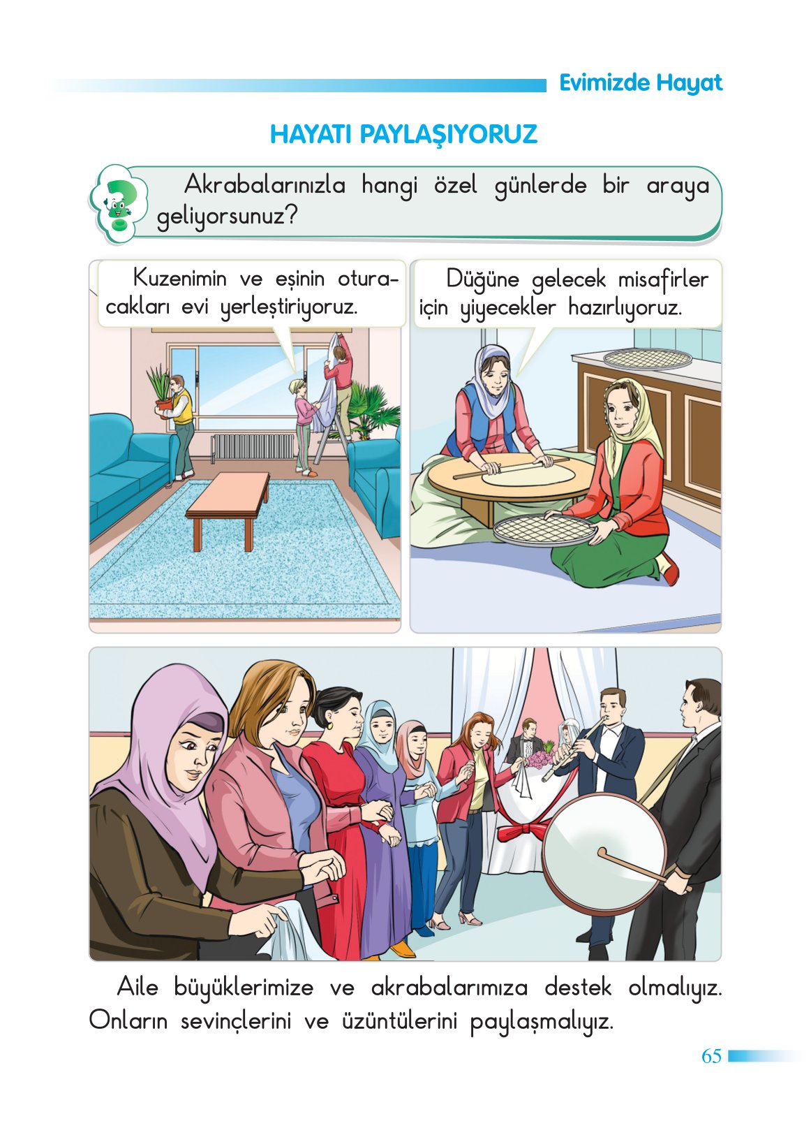 2. Sınıf Sdr Yayıncılık Hayat Bilgisi Ders Kitabı Sayfa 66 Cevapları