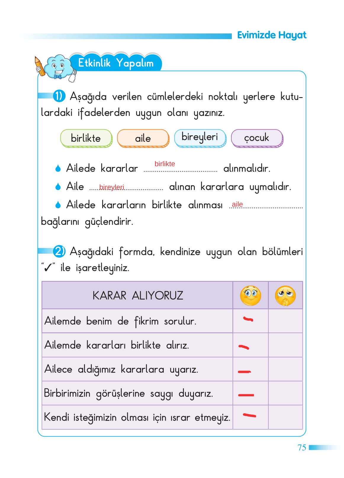 2. Sınıf Sdr Yayıncılık Hayat Bilgisi Ders Kitabı Sayfa 76 Cevapları 2. Sınıf Sdr Yayıncılık Hayat Bilgisi Ders Kitabı Sayfa 76 Cevapları