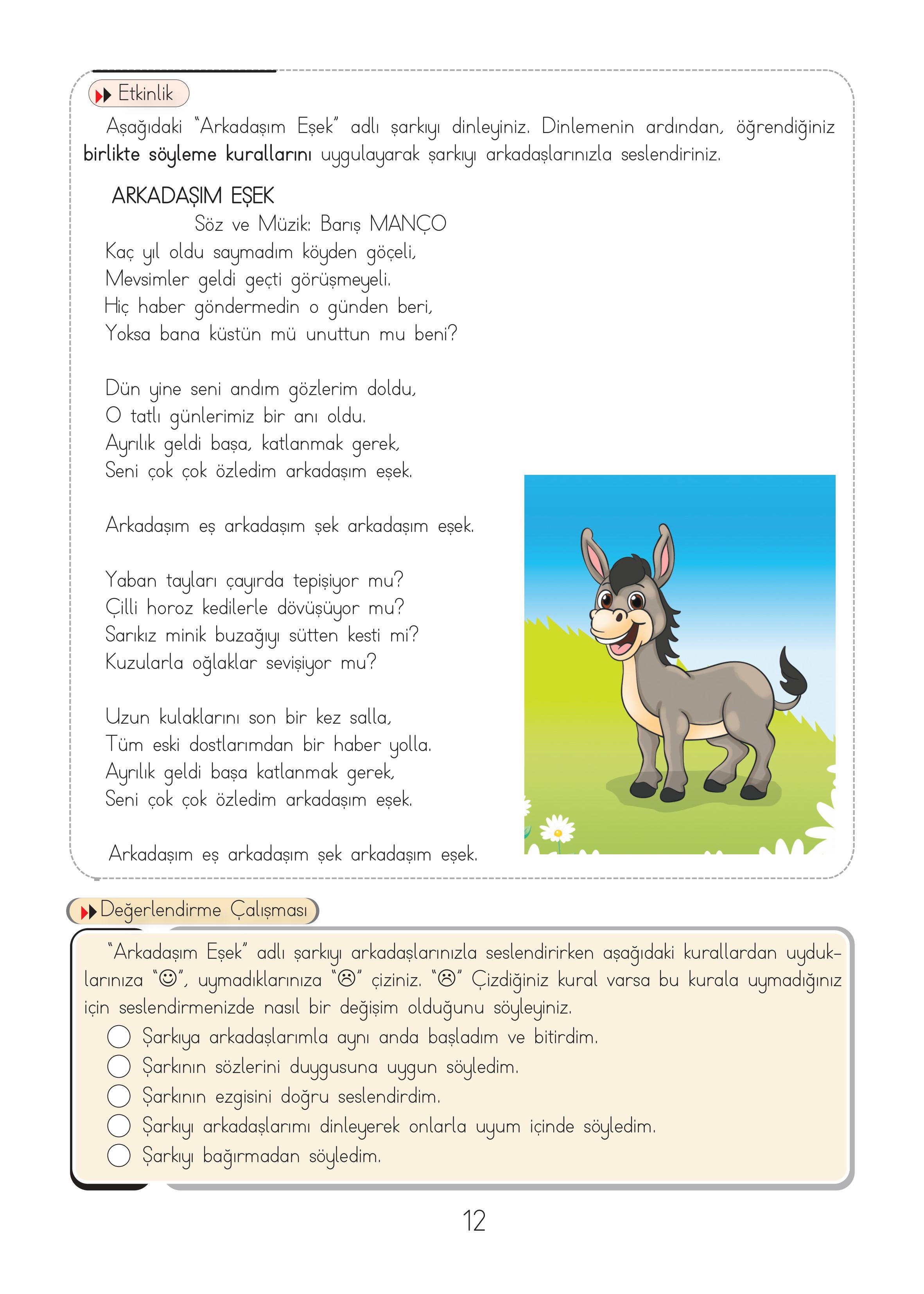 3. Sınıf Hecce Yayıncılık Müzik Ders Kitabı Sayfa 12 Cevapları 3. Sınıf Hecce Yayıncılık Müzik Ders Kitabı Sayfa 12 Cevapları