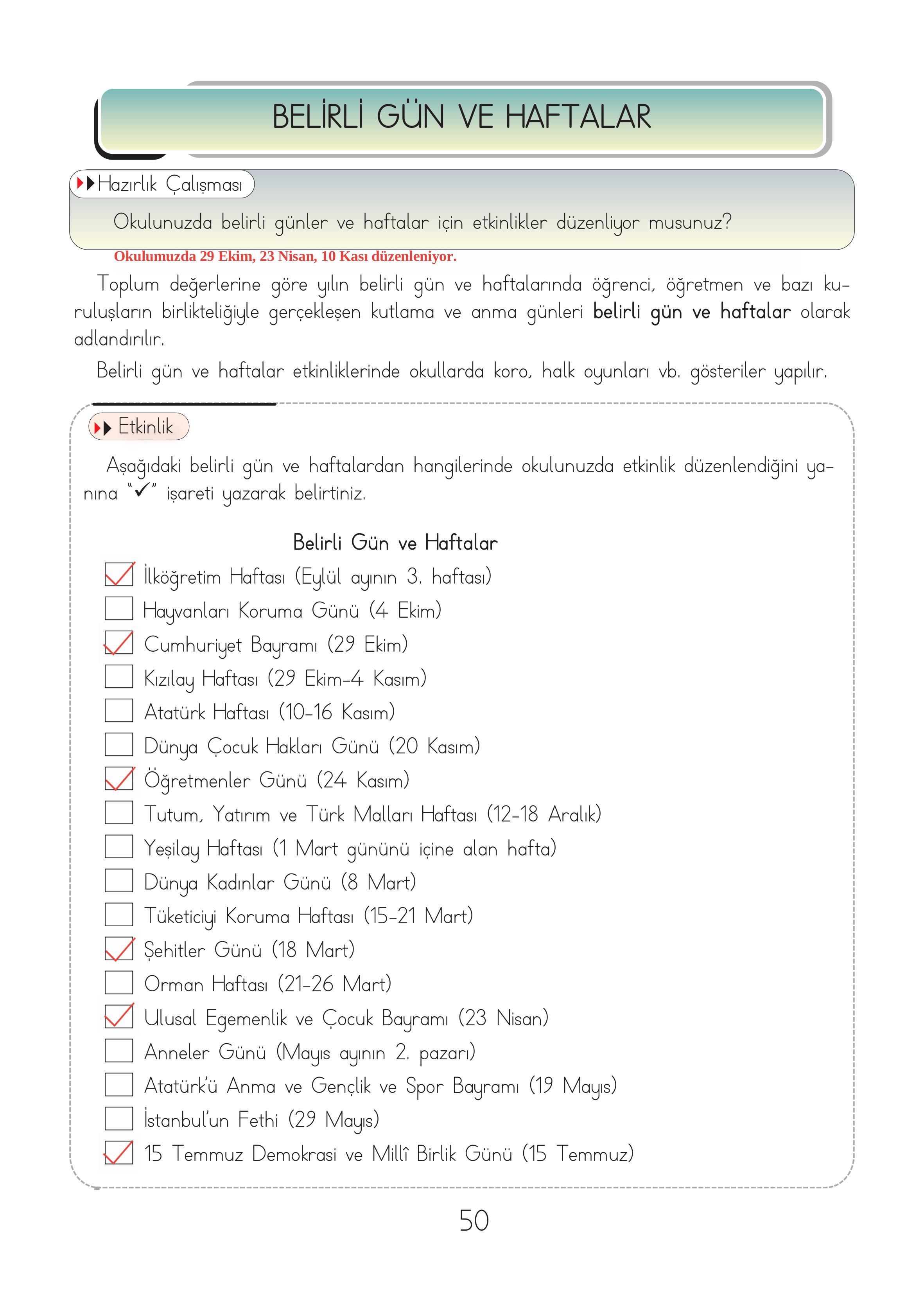 3. Sınıf Hecce Yayıncılık Müzik Ders Kitabı Sayfa 50 Cevapları 3. Sınıf Hecce Yayıncılık Müzik Ders Kitabı Sayfa 50 Cevapları