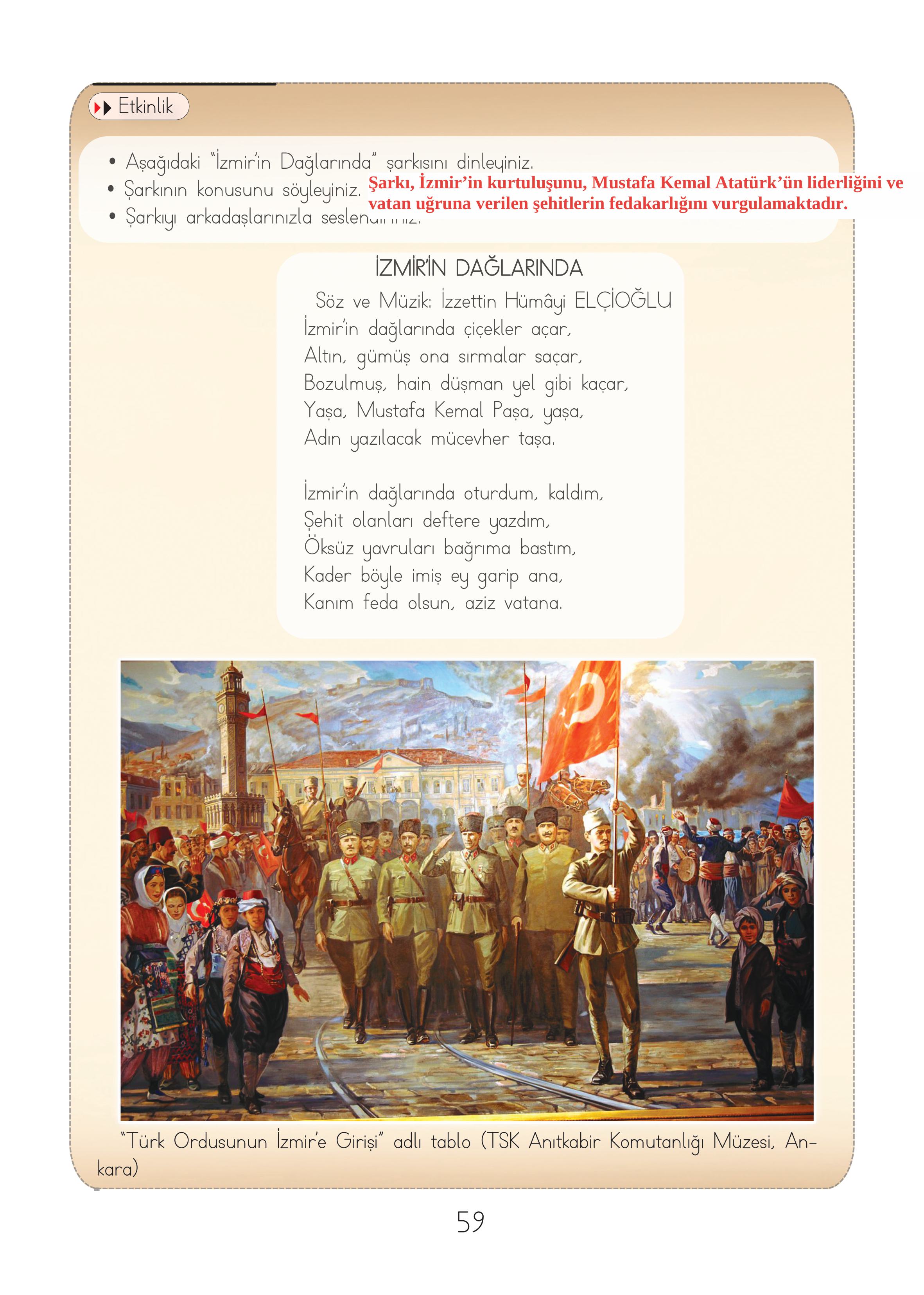 3. Sınıf Hecce Yayıncılık Müzik Ders Kitabı Sayfa 59 Cevapları 3. Sınıf Hecce Yayıncılık Müzik Ders Kitabı Sayfa 59 Cevapları