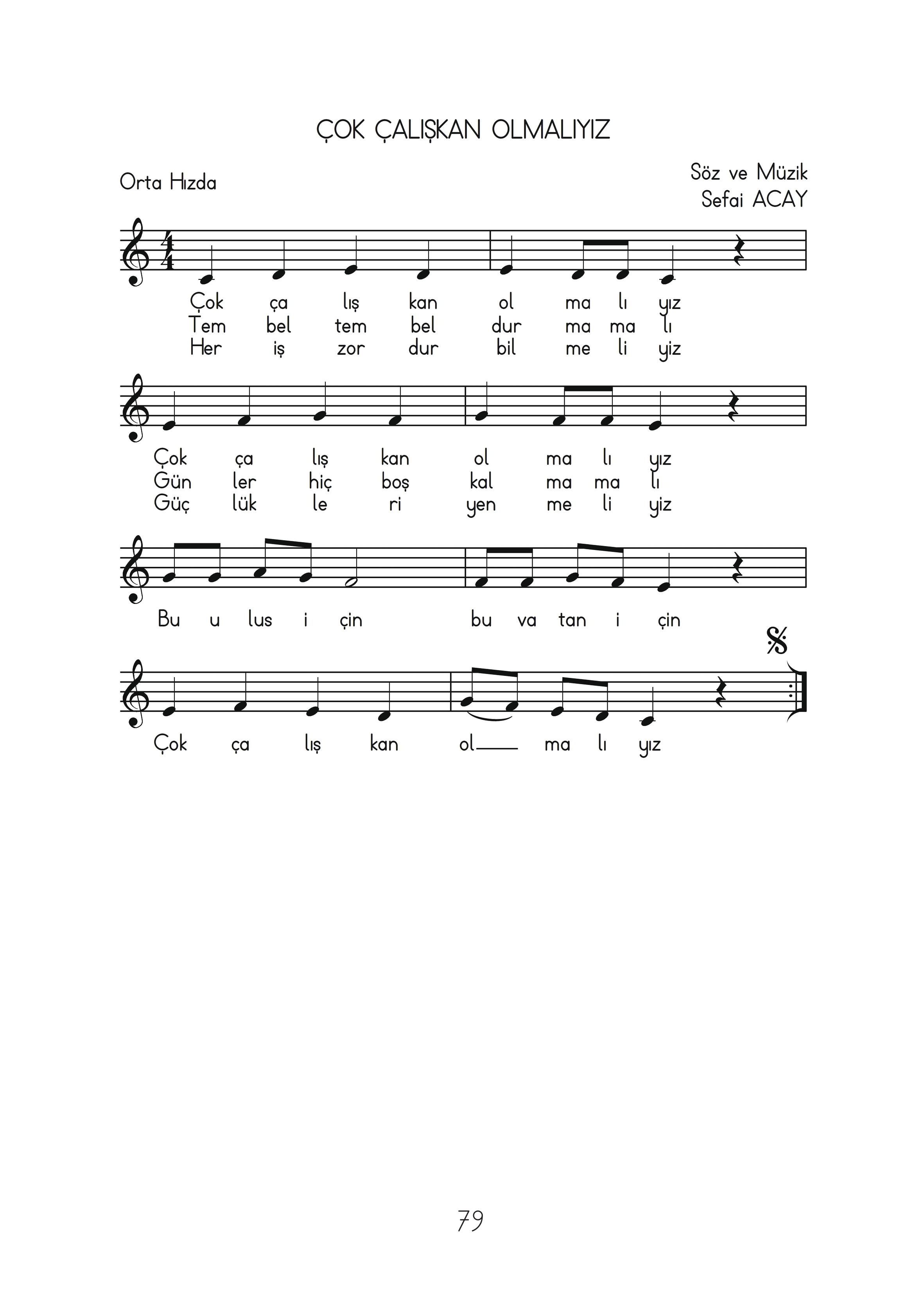 3. Sınıf Hecce Yayıncılık Müzik Ders Kitabı Sayfa 79 Cevapları 3. Sınıf Hecce Yayıncılık Müzik Ders Kitabı Sayfa 79 Cevapları