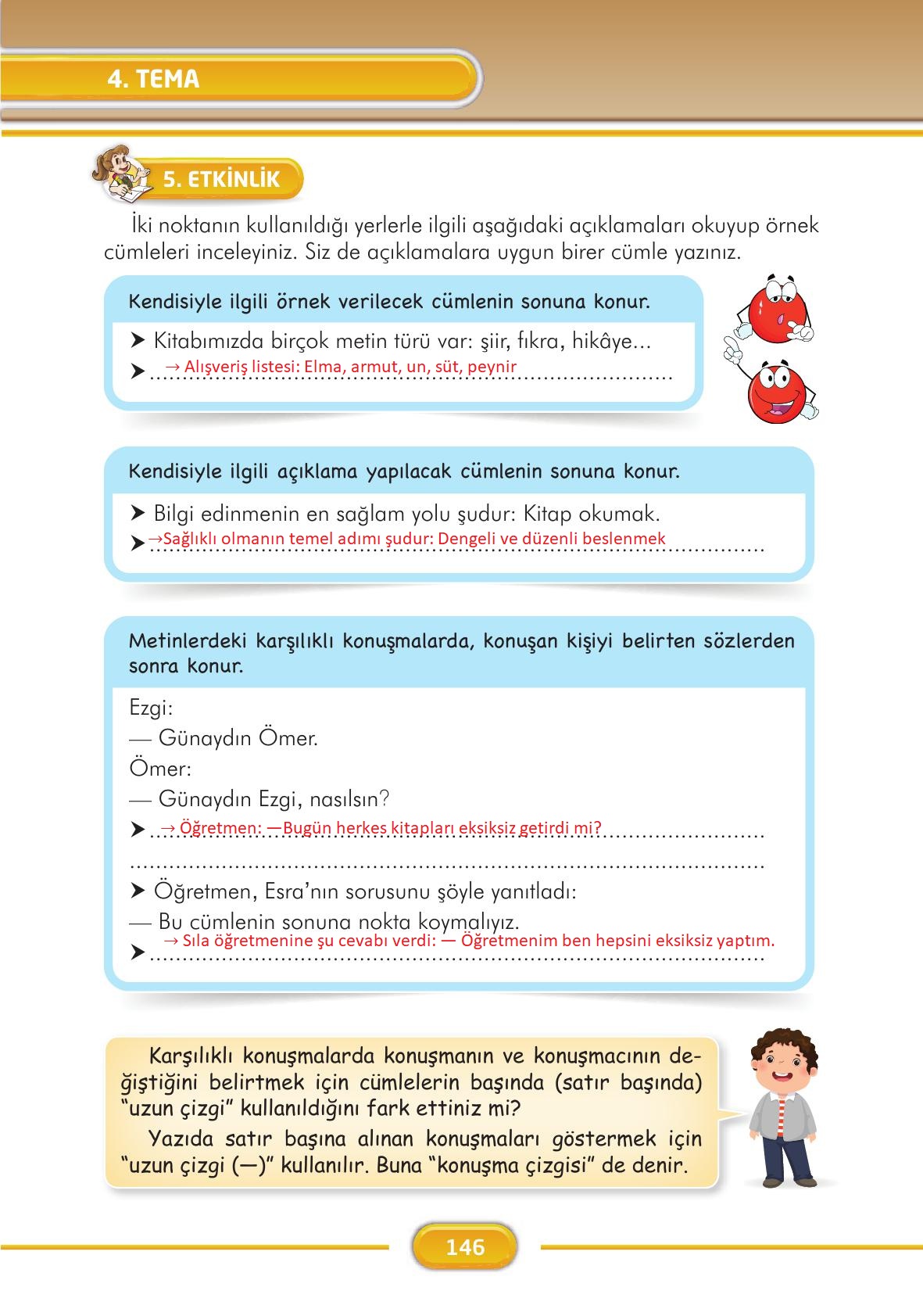 3. Sınıf İlke Yayınları Türkçe Ders Kitabı Sayfa 146 Cevapları 3. Sınıf İlke Yayınları Türkçe Ders Kitabı Sayfa 146 Cevapları