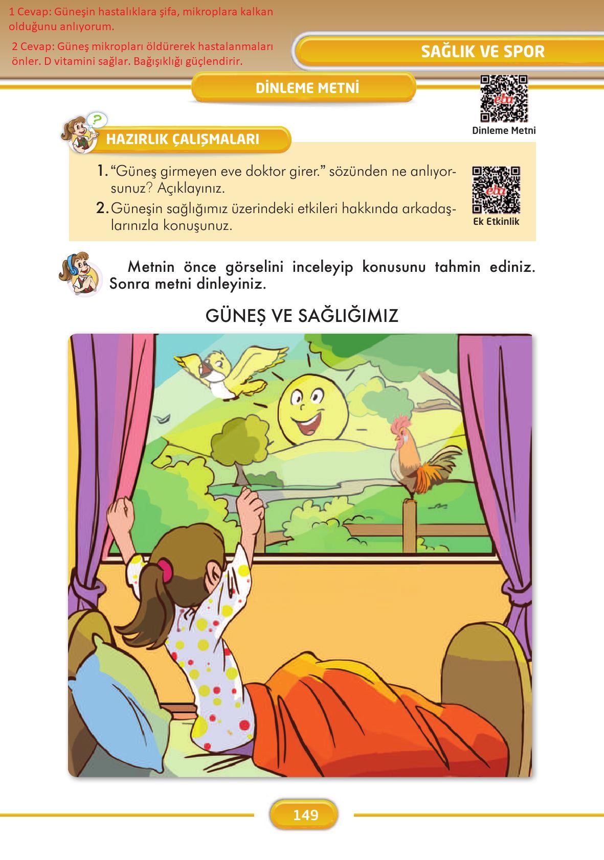 3. Sınıf İlke Yayınları Türkçe Ders Kitabı Sayfa 149 Cevapları