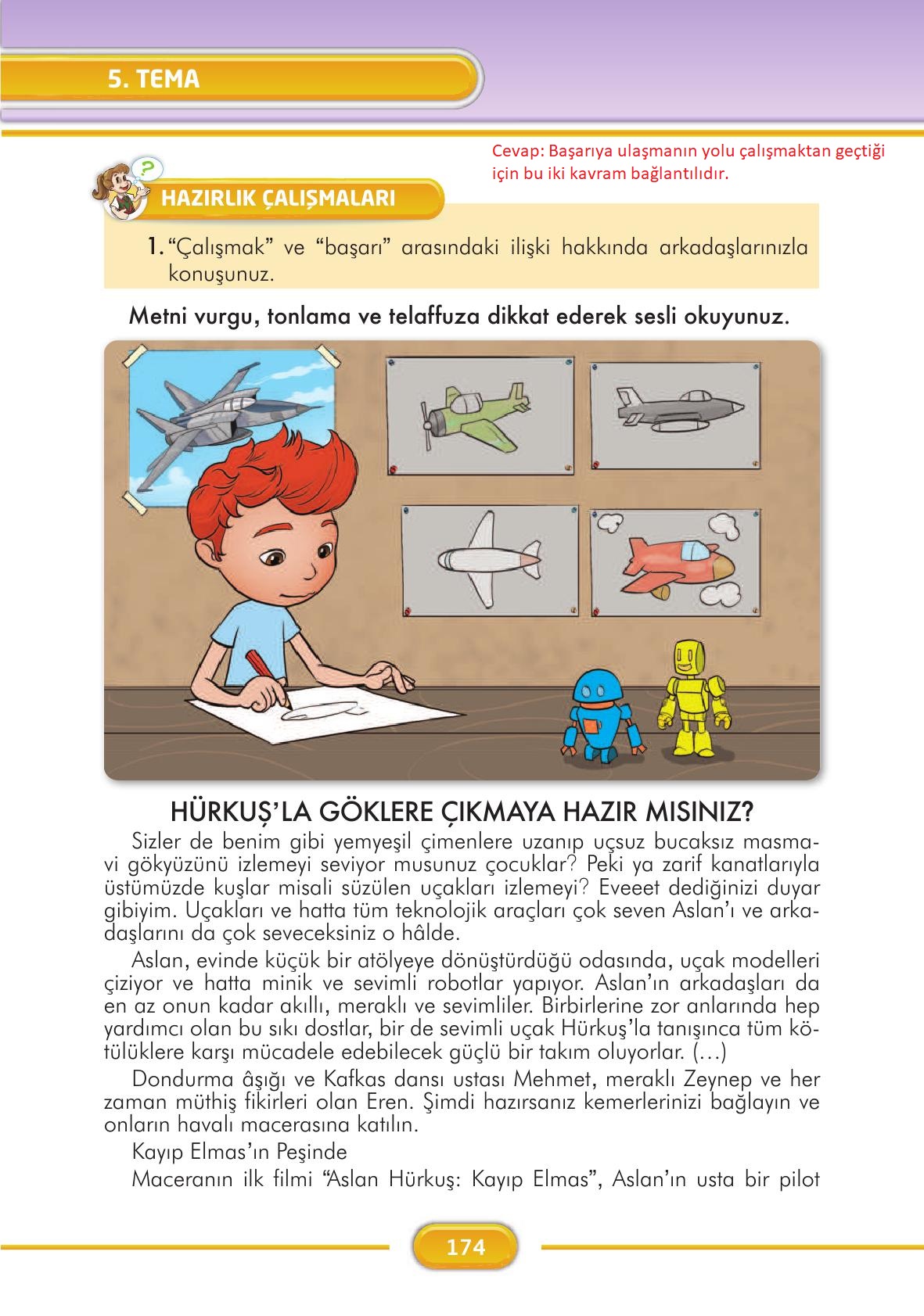 3. Sınıf İlke Yayınları Türkçe Ders Kitabı Sayfa 174 Cevapları 3. Sınıf İlke Yayınları Türkçe Ders Kitabı Sayfa 174 Cevapları