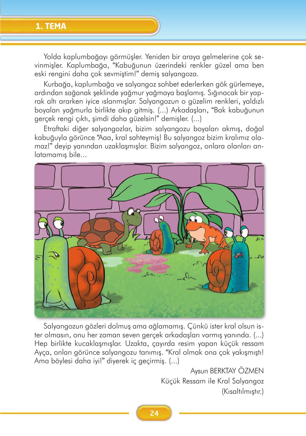 3. Sınıf İlke Yayınları Türkçe Ders Kitabı Sayfa 24 Cevapları