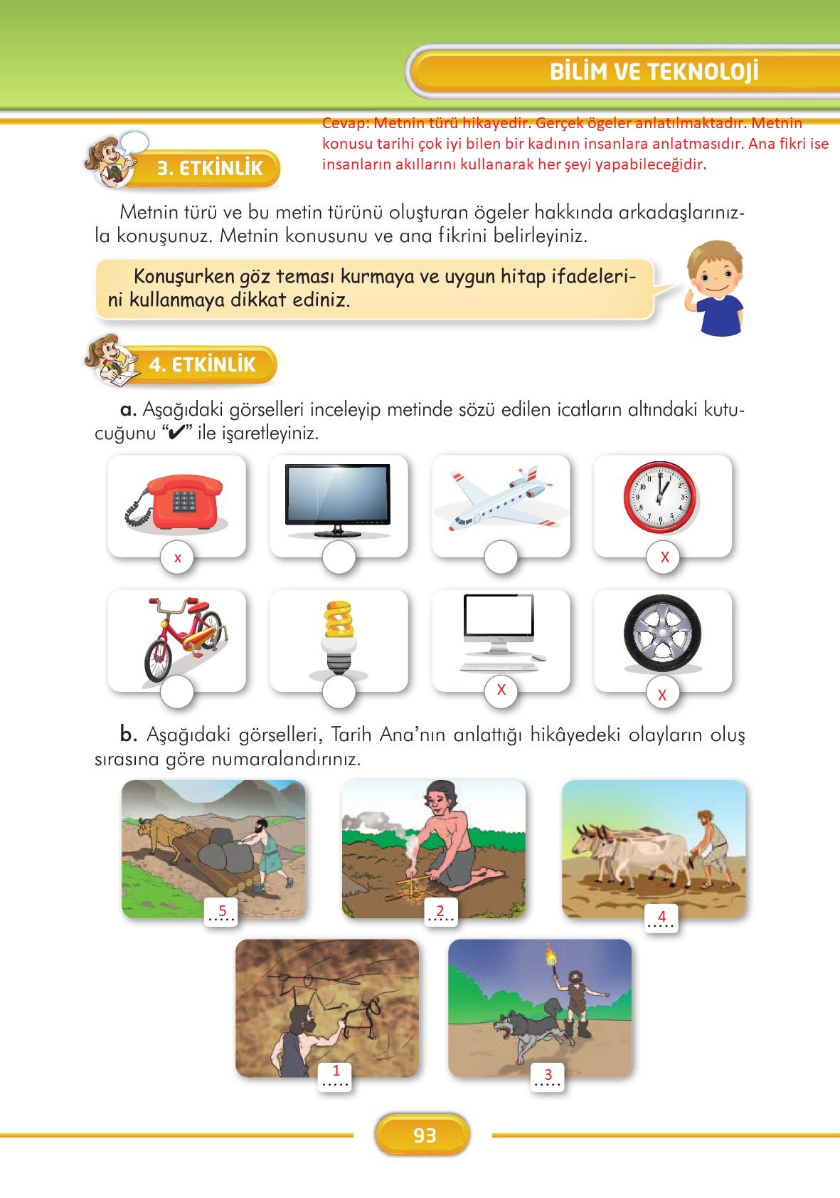 3. Sınıf İlke Yayınları Türkçe Ders Kitabı Sayfa 93 Cevapları 3. Sınıf İlke Yayınları Türkçe Ders Kitabı Sayfa 93 Cevapları