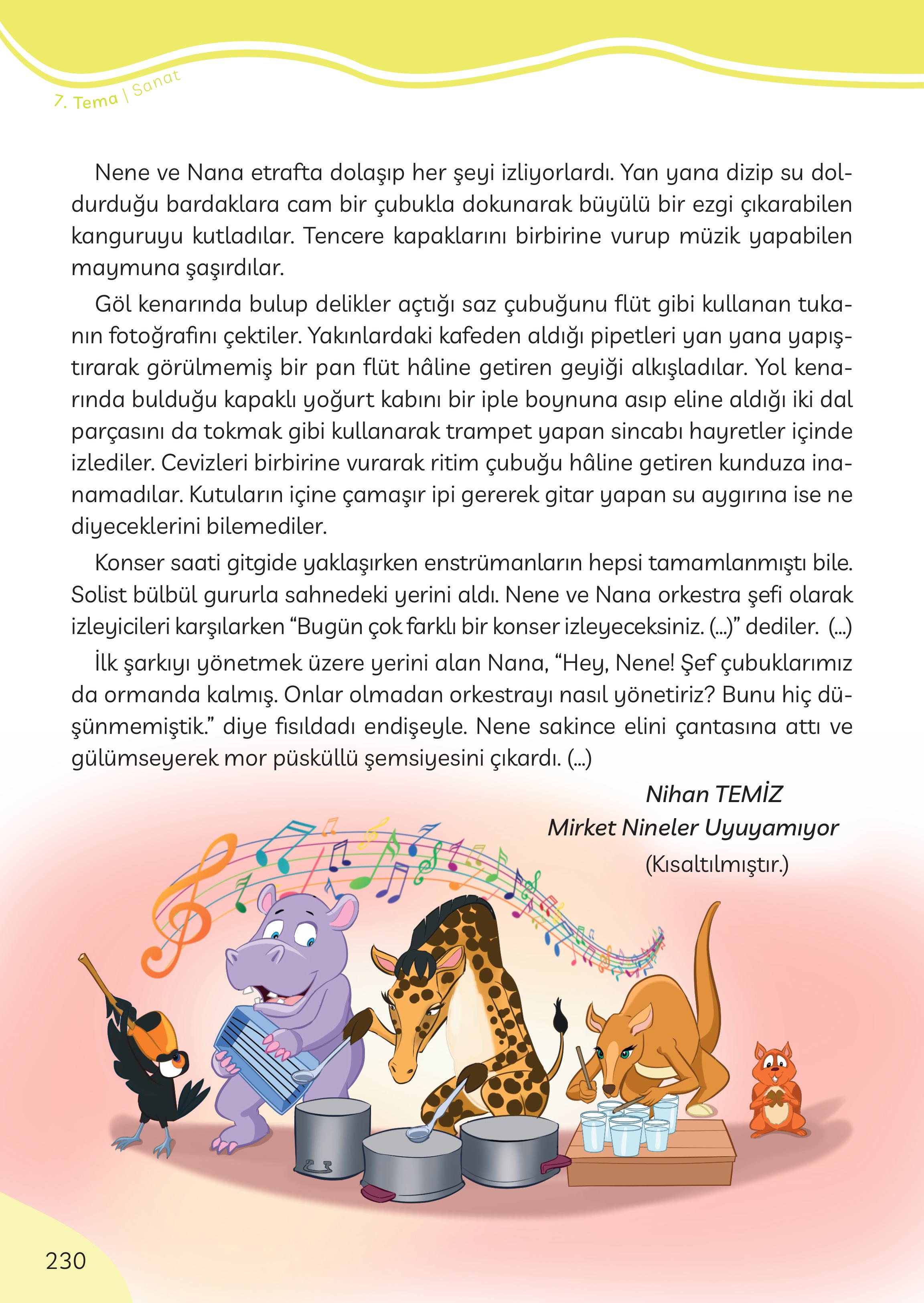 3. Sınıf Meb Yayınları Türkçe Ders Kitabı Sayfa 230 Cevapları 3. Sınıf Meb Yayınları Türkçe Ders Kitabı Sayfa 230 Cevapları