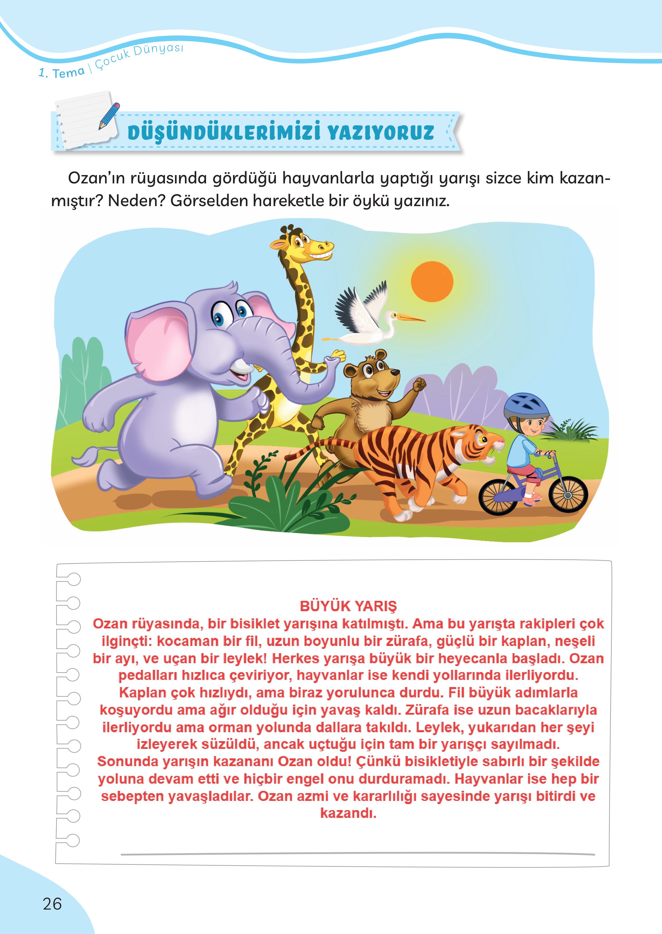 3. Sınıf Meb Yayınları Türkçe Ders Kitabı Sayfa 26 Cevapları 3. Sınıf Meb Yayınları Türkçe Ders Kitabı Sayfa 26 Cevapları