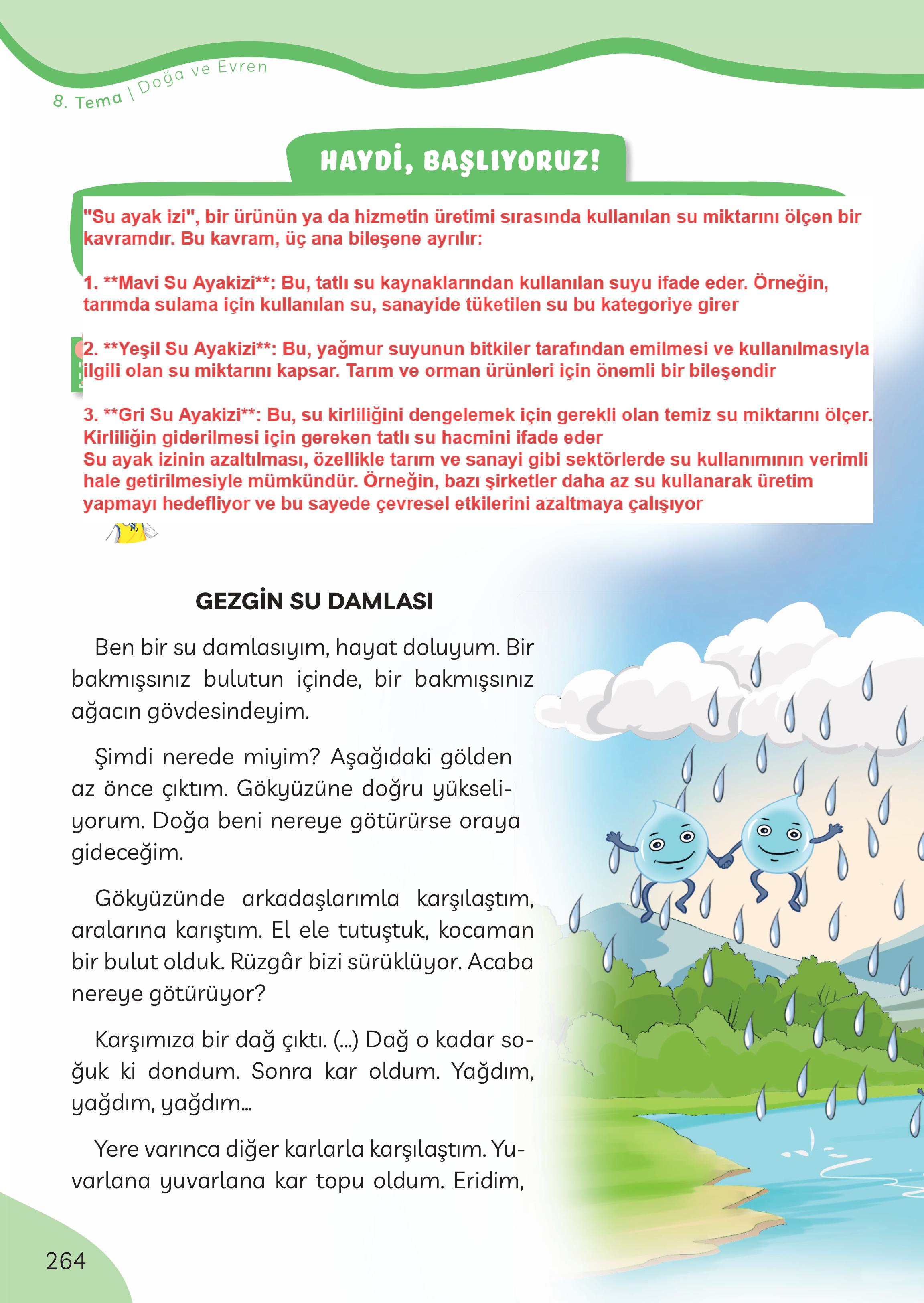 3. Sınıf Meb Yayınları Türkçe Ders Kitabı Sayfa 264 Cevapları 3. Sınıf Meb Yayınları Türkçe Ders Kitabı Sayfa 264 Cevapları