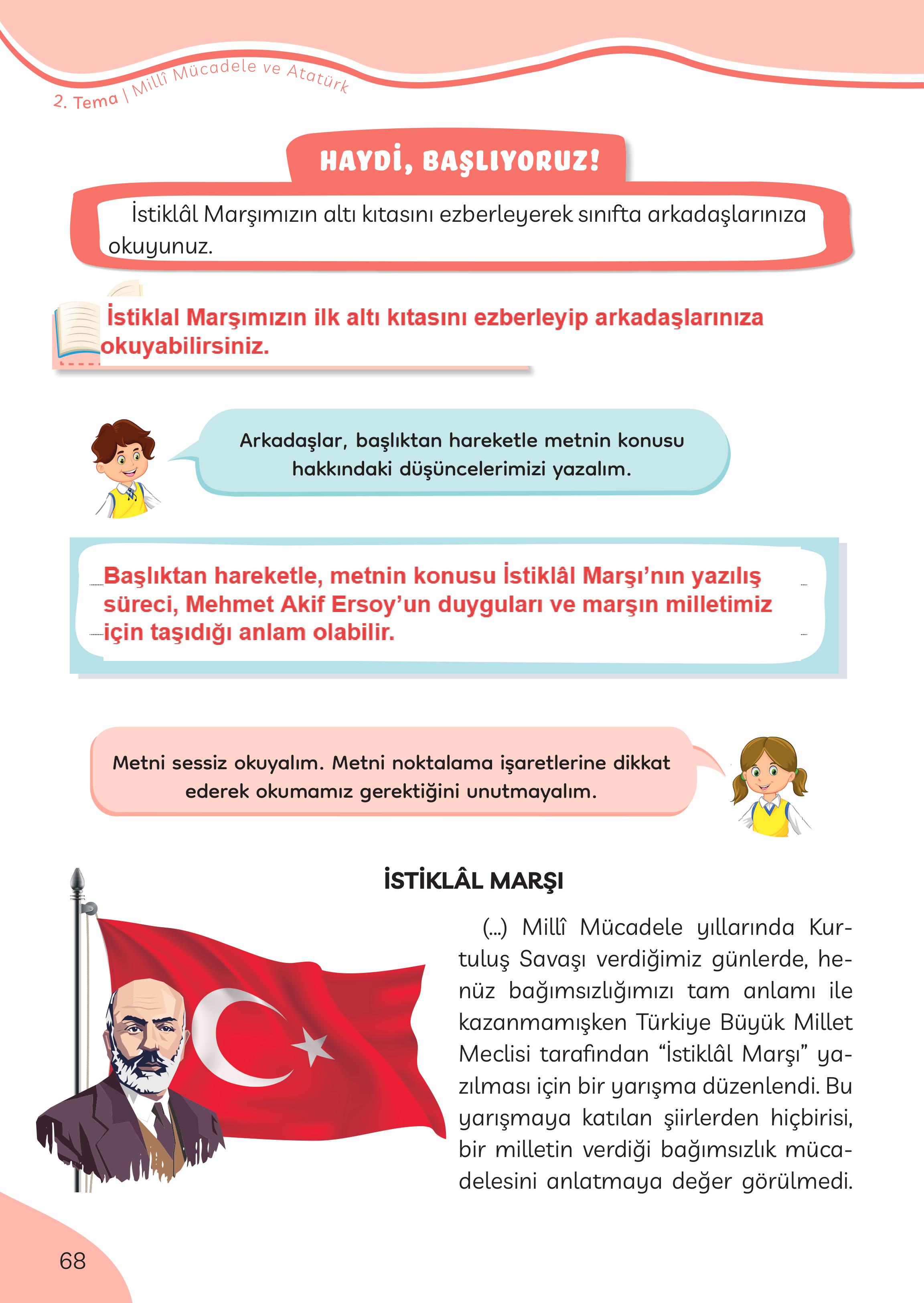 3. Sınıf Meb Yayınları Türkçe Ders Kitabı Sayfa 68 Cevapları 3. Sınıf Meb Yayınları Türkçe Ders Kitabı Sayfa 68 Cevapları
