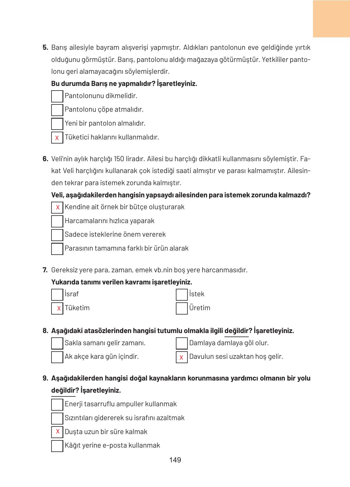 4. Sınıf Hecce Yayıncılık Sosyal Bilgiler Ders Kitabı Sayfa 149 Cevapları 4. Sınıf Hecce Yayıncılık Sosyal Bilgiler Ders Kitabı Sayfa 149 Cevapları