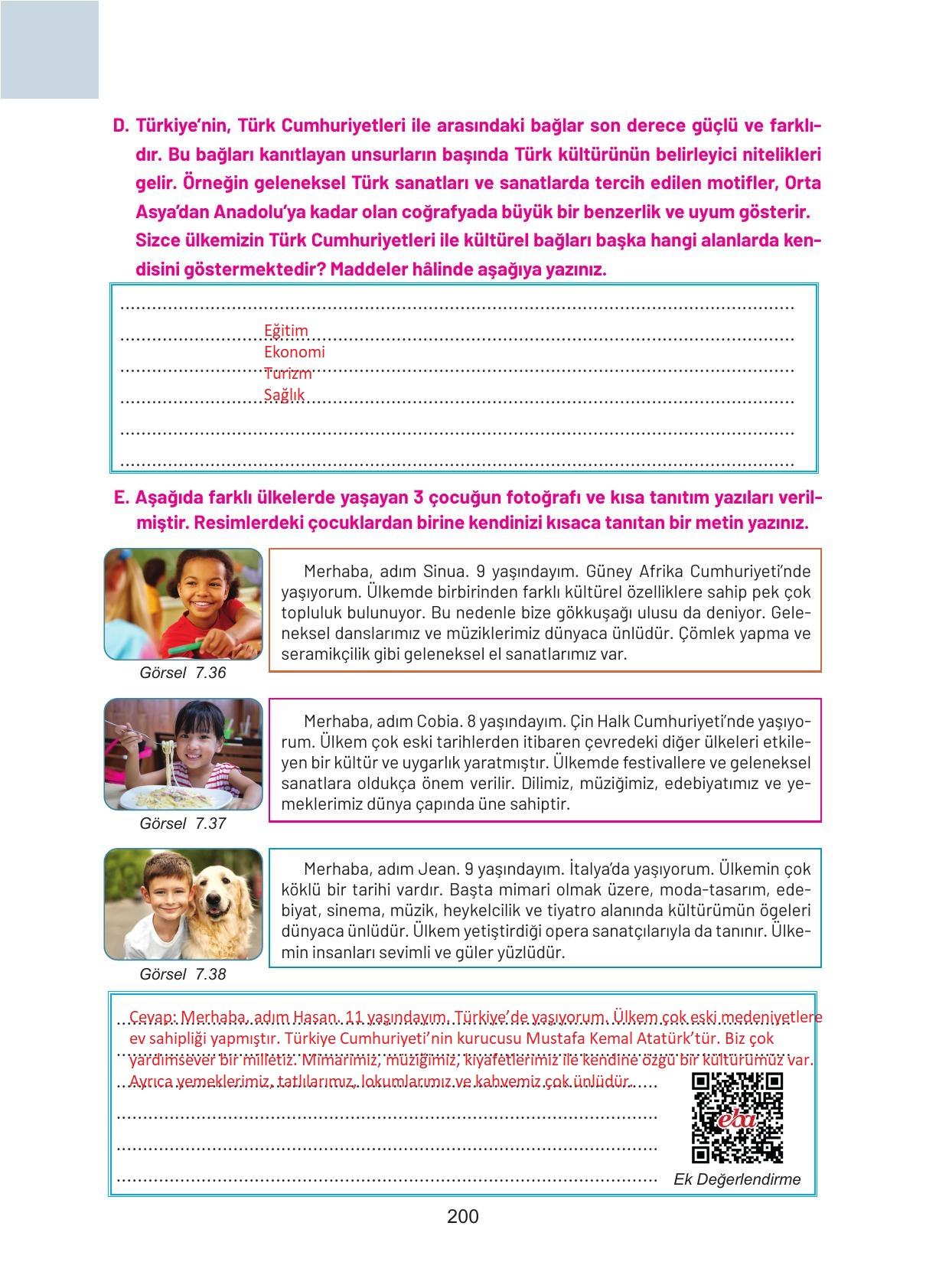 4. Sınıf Hecce Yayıncılık Sosyal Bilgiler Ders Kitabı Sayfa 200 Cevapları 4. Sınıf Hecce Yayıncılık Sosyal Bilgiler Ders Kitabı Sayfa 200 Cevapları