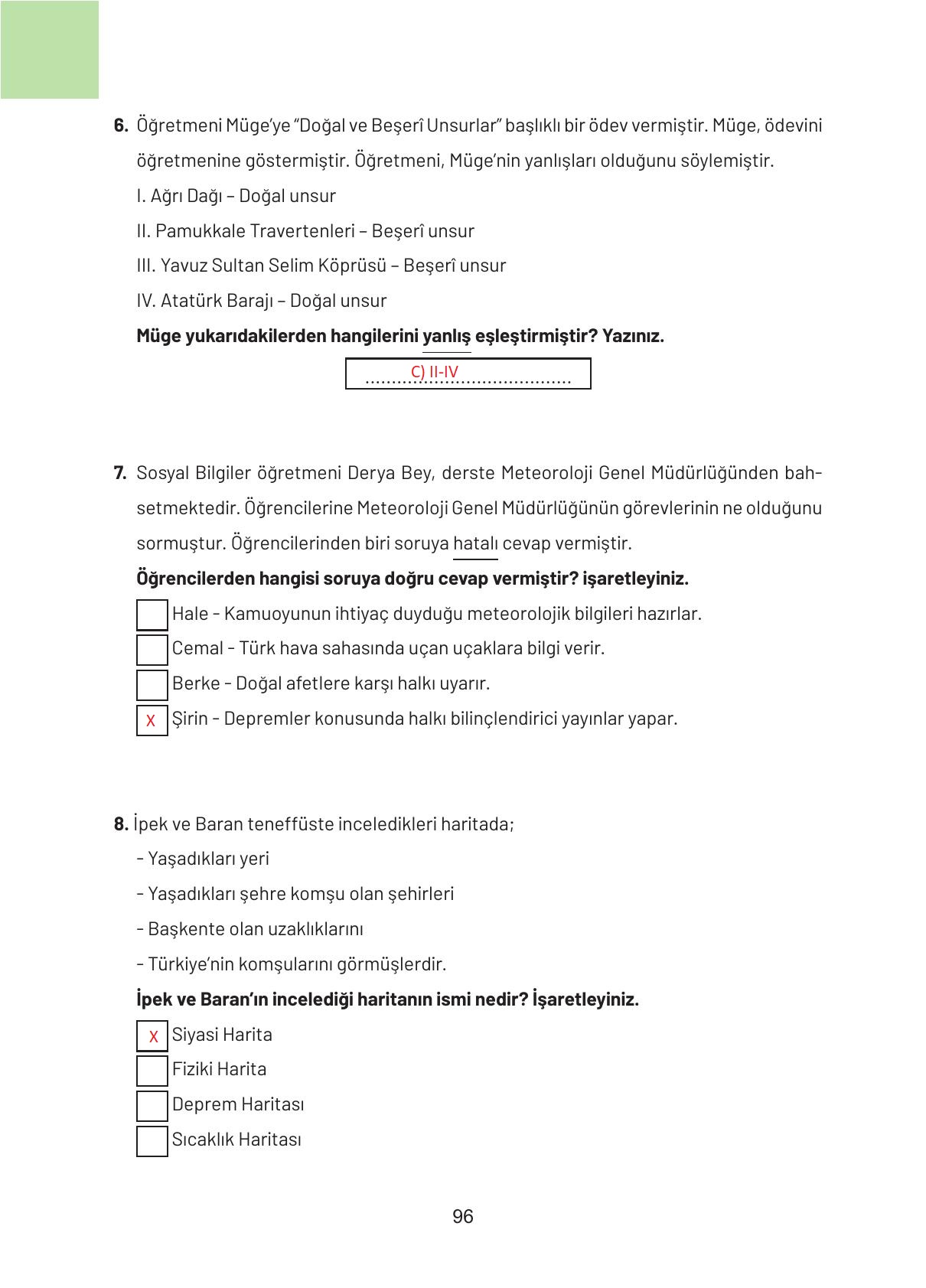 4. Sınıf Hecce Yayıncılık Sosyal Bilgiler Ders Kitabı Sayfa 96 Cevapları 4. Sınıf Hecce Yayıncılık Sosyal Bilgiler Ders Kitabı Sayfa 96 Cevapları