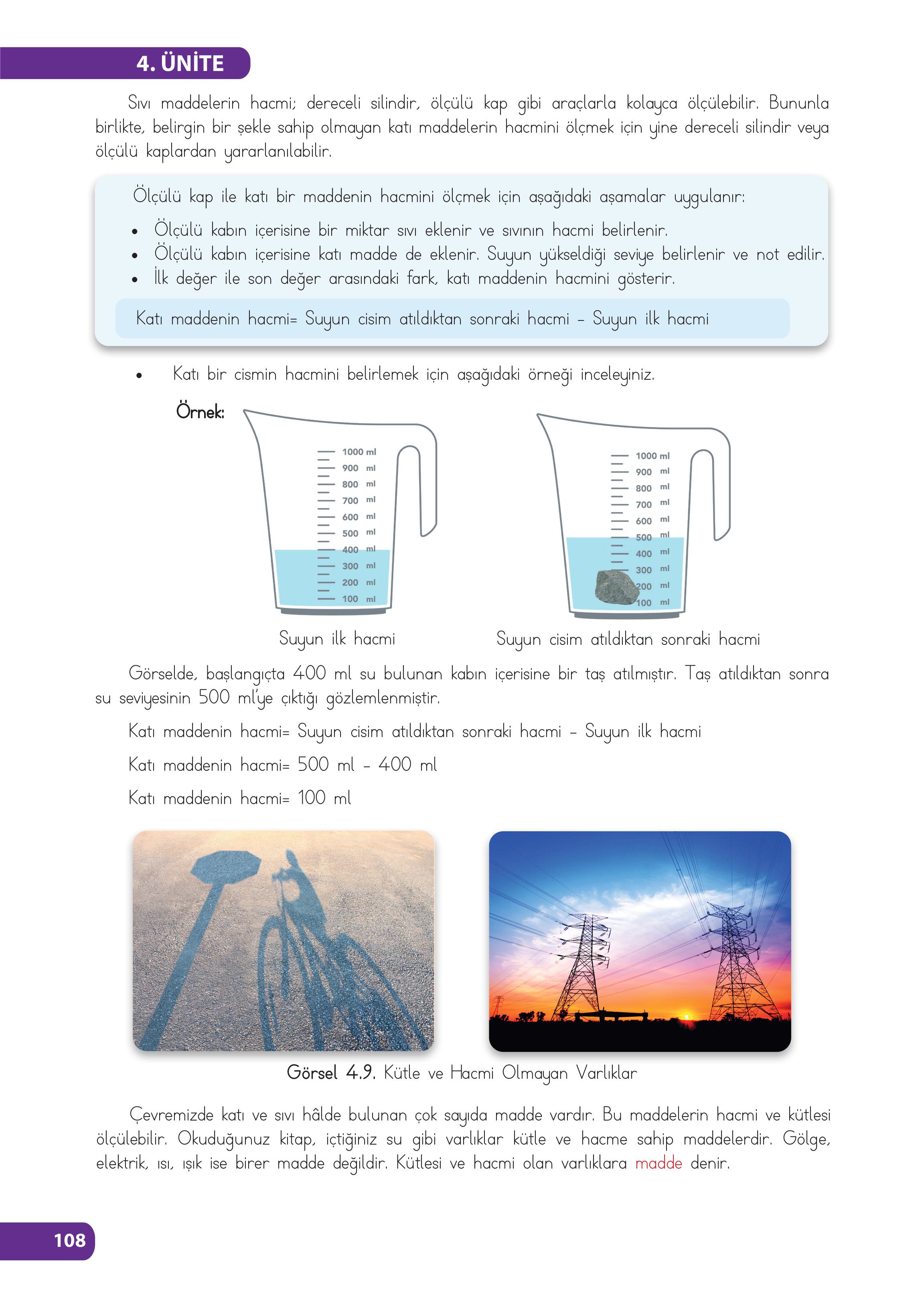 4. Sınıf Meb Yayınları Fen Bilimleri Ders Kitabı Sayfa 108 Cevapları