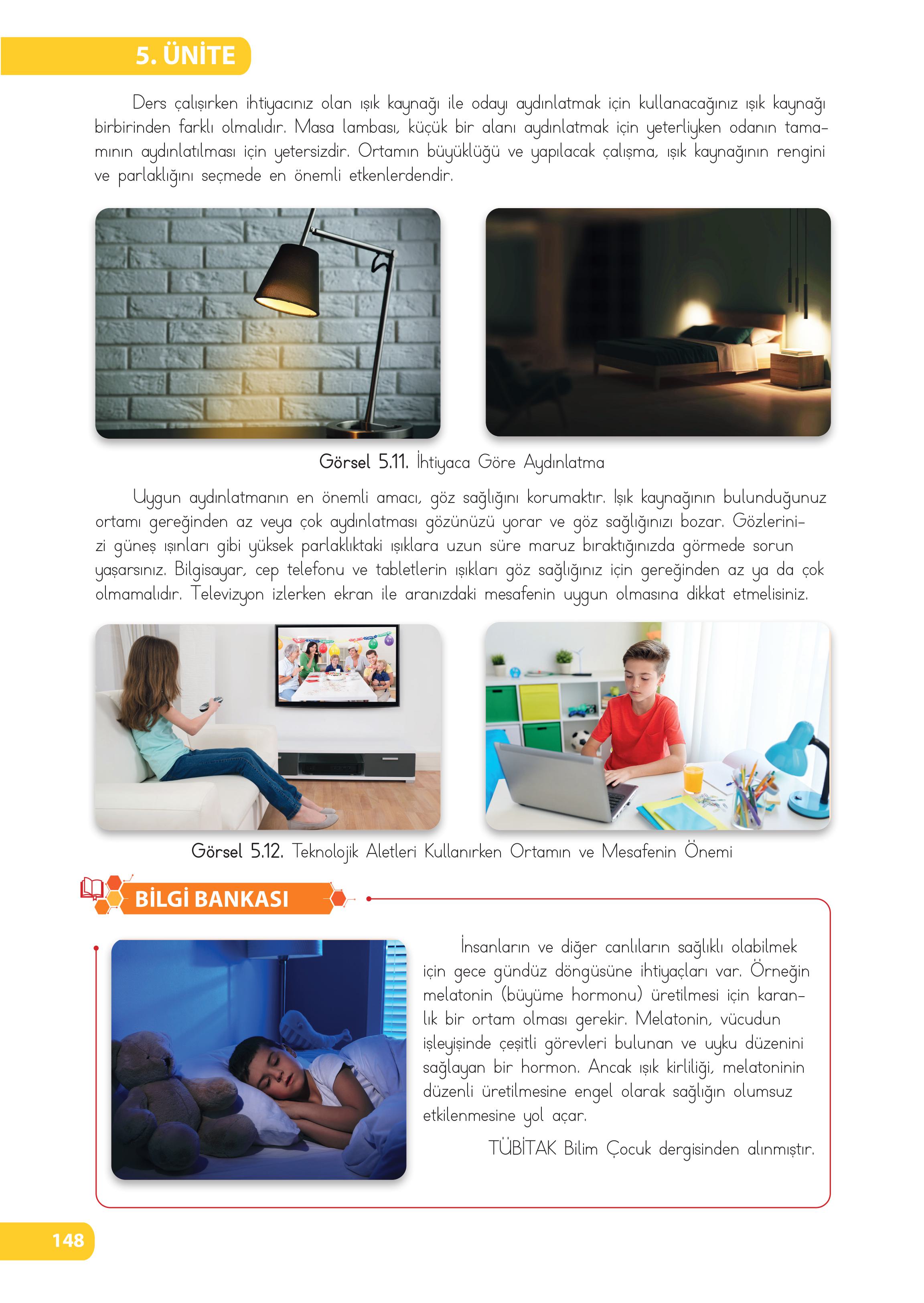 4. Sınıf Meb Yayınları Fen Bilimleri Ders Kitabı Sayfa 148 Cevapları
