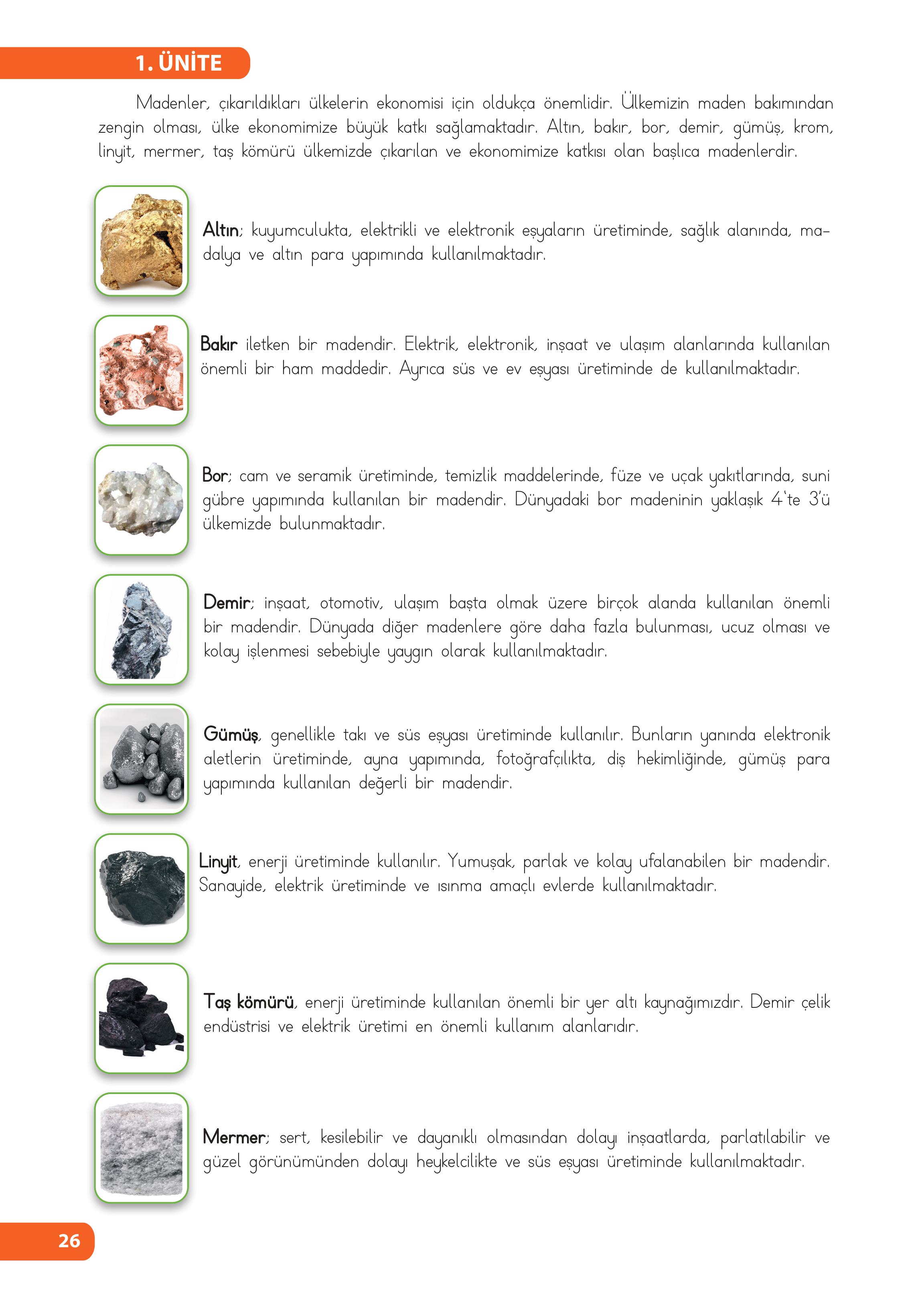 4. Sınıf Meb Yayınları Fen Bilimleri Ders Kitabı Sayfa 26 Cevapları