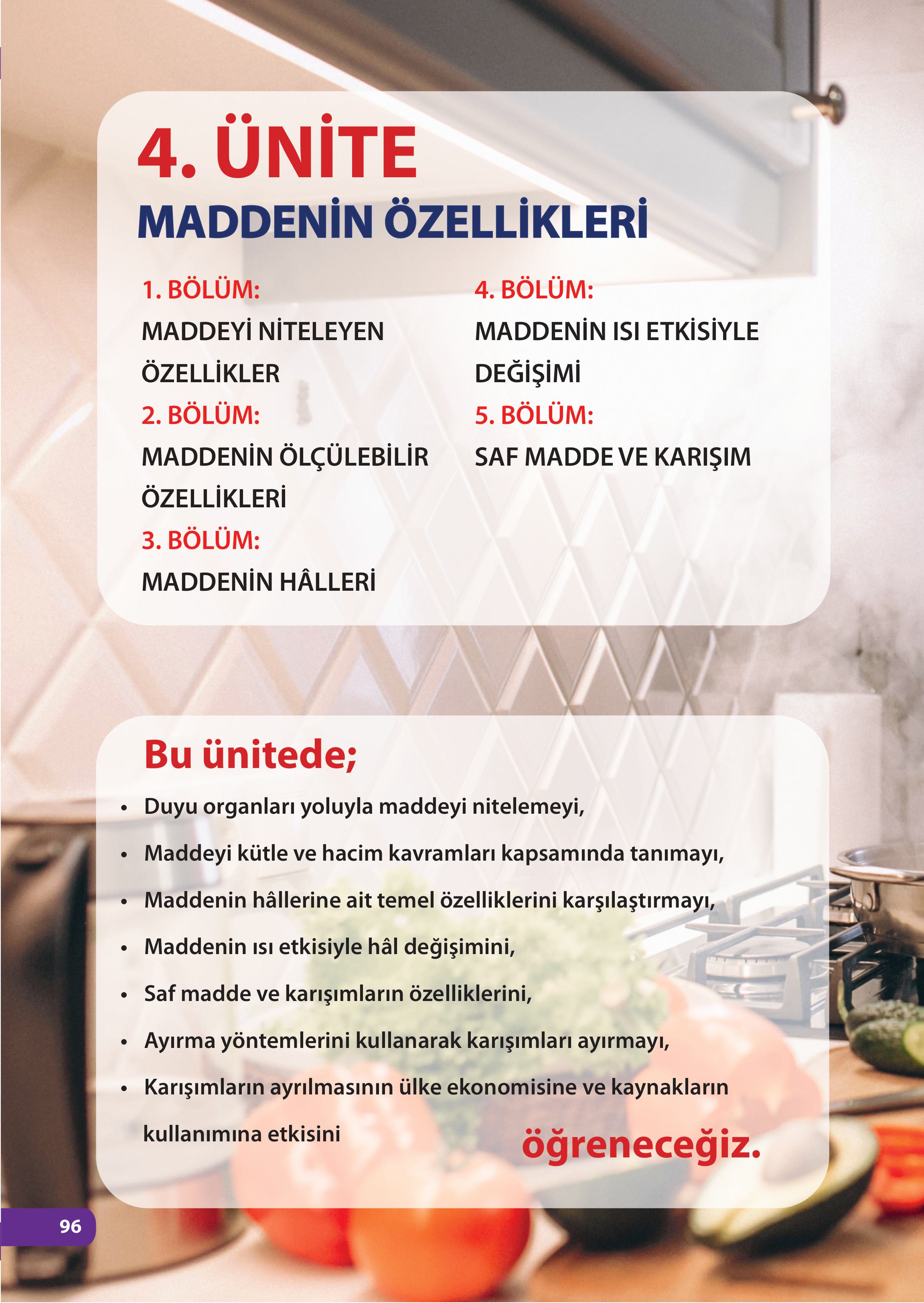 4. Sınıf Meb Yayınları Fen Bilimleri Ders Kitabı Sayfa 96 Cevapları
