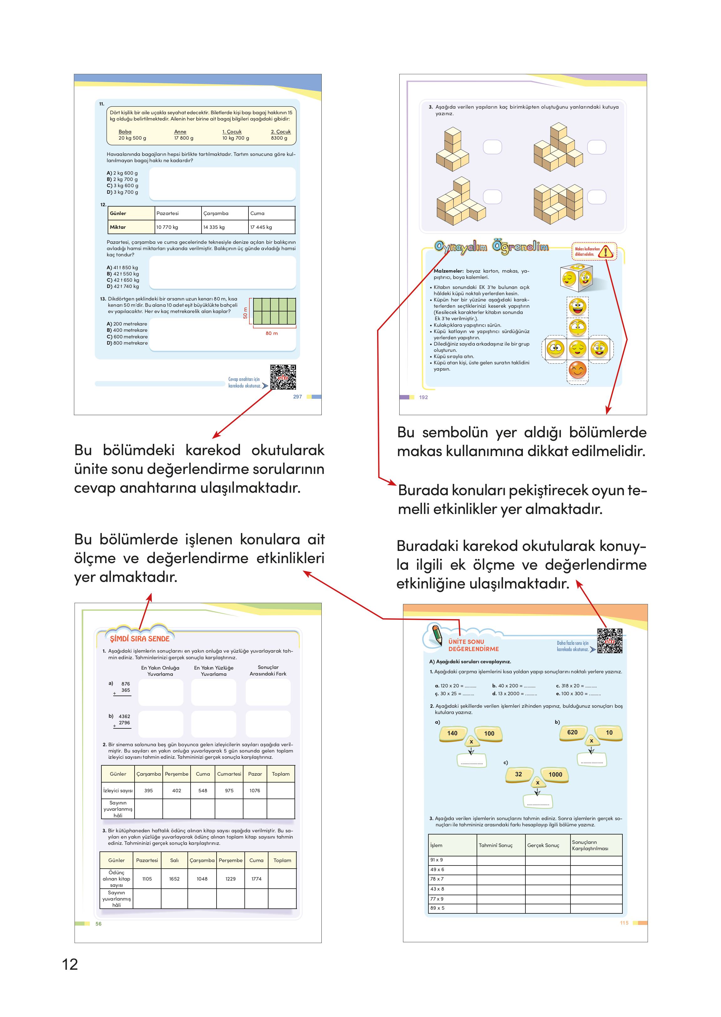 4. Sınıf Meb Yayınları Matematik Ders Kitabı Sayfa 12 Cevapları 4. Sınıf Meb Yayınları Matematik Ders Kitabı Sayfa 12 Cevapları
