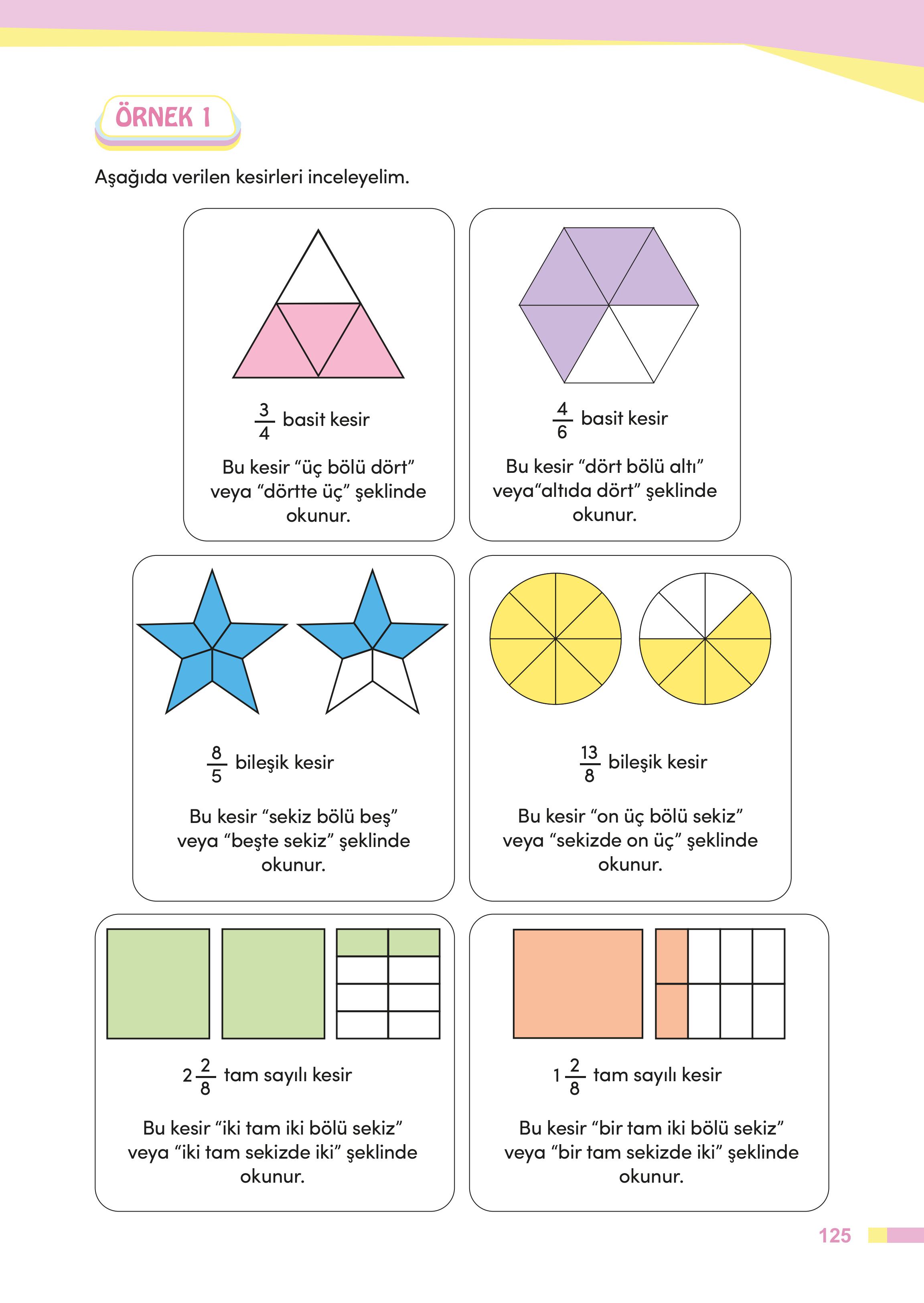 4. Sınıf Meb Yayınları Matematik Ders Kitabı Sayfa 125 Cevapları