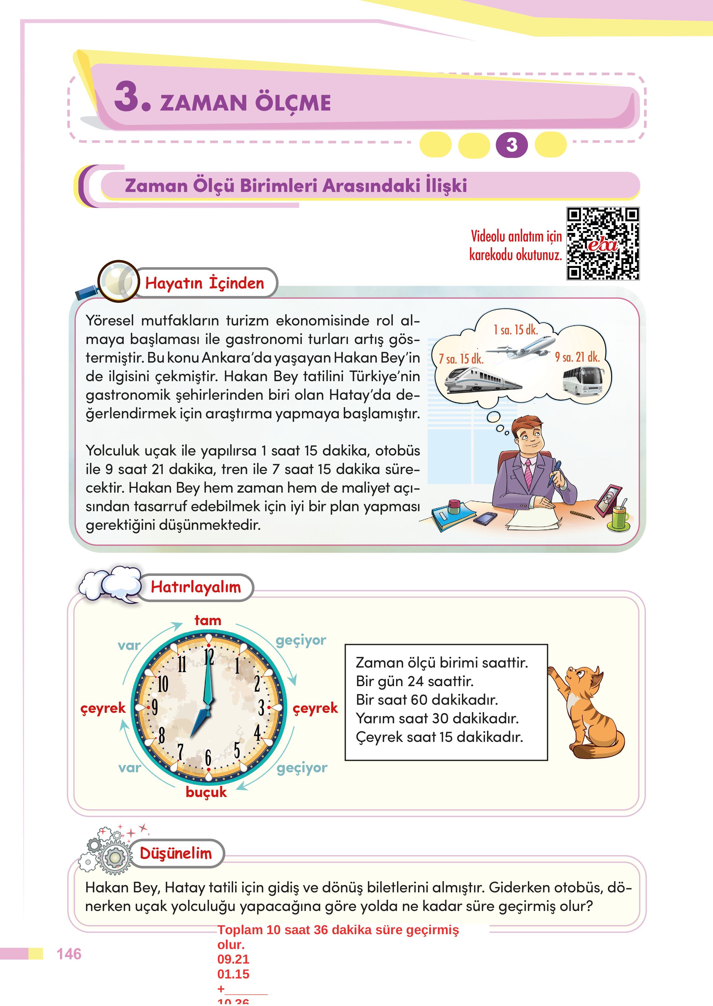 4. Sınıf Meb Yayınları Matematik Ders Kitabı Sayfa 146 Cevapları
