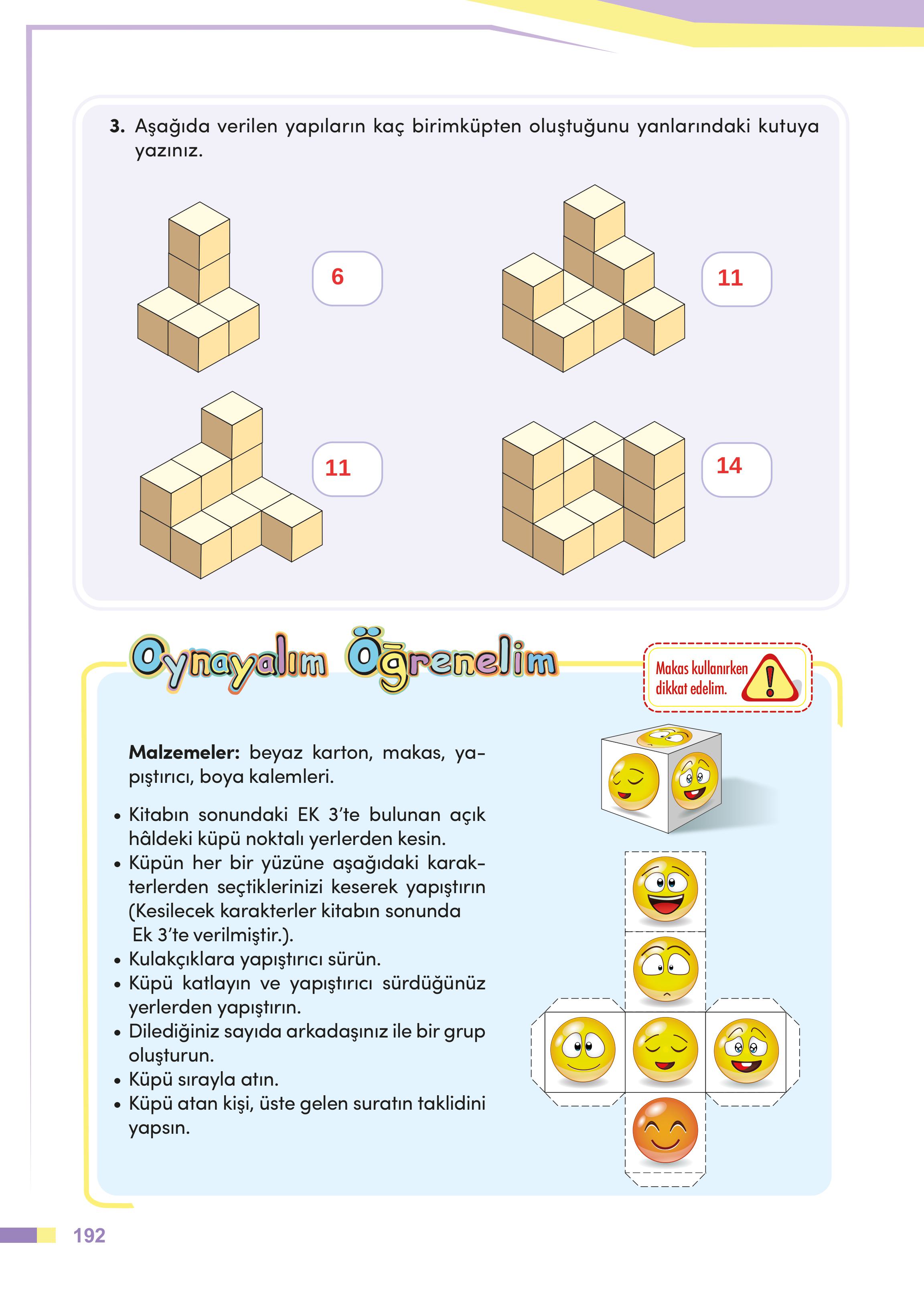 4. Sınıf Meb Yayınları Matematik Ders Kitabı Sayfa 192 Cevapları
