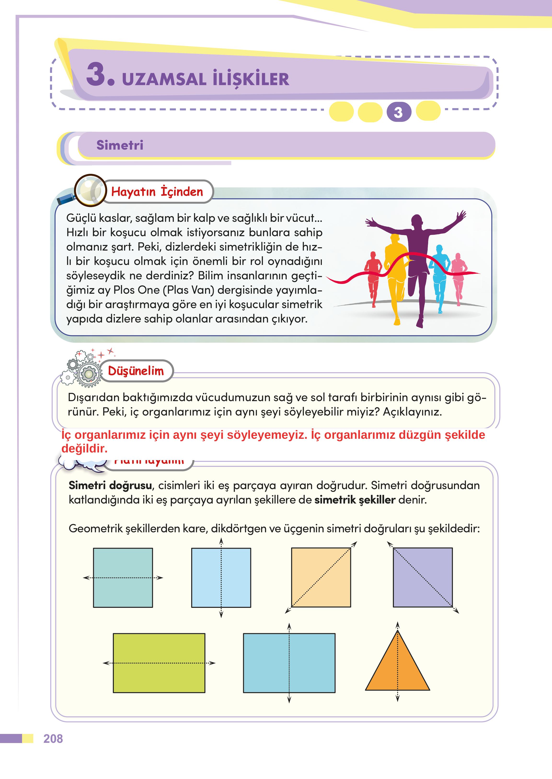 4. Sınıf Meb Yayınları Matematik Ders Kitabı Sayfa 208 Cevapları 4. Sınıf Meb Yayınları Matematik Ders Kitabı Sayfa 208 Cevapları