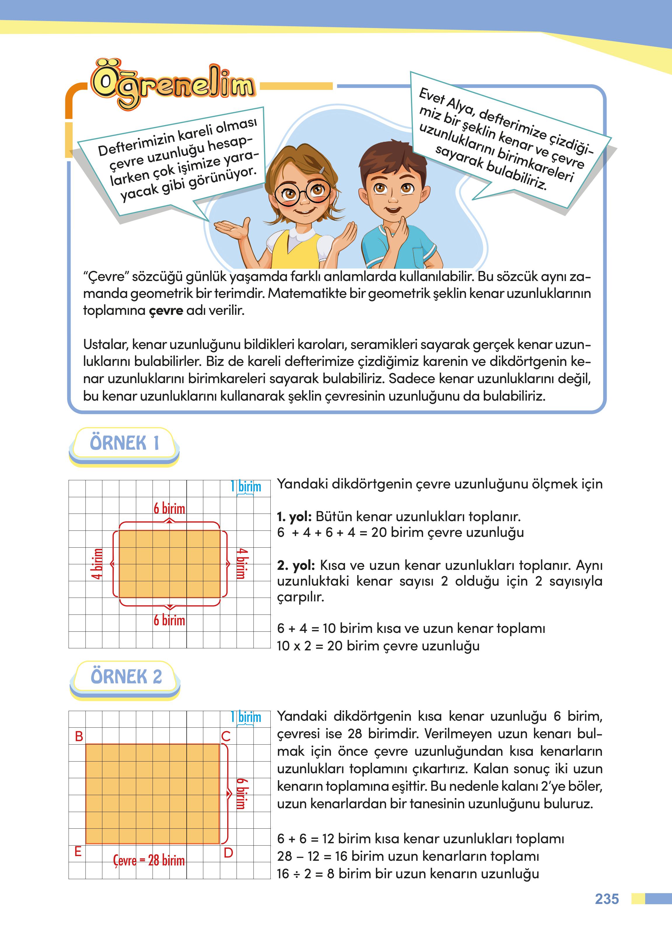 4. Sınıf Meb Yayınları Matematik Ders Kitabı Sayfa 235 Cevapları 4. Sınıf Meb Yayınları Matematik Ders Kitabı Sayfa 235 Cevapları