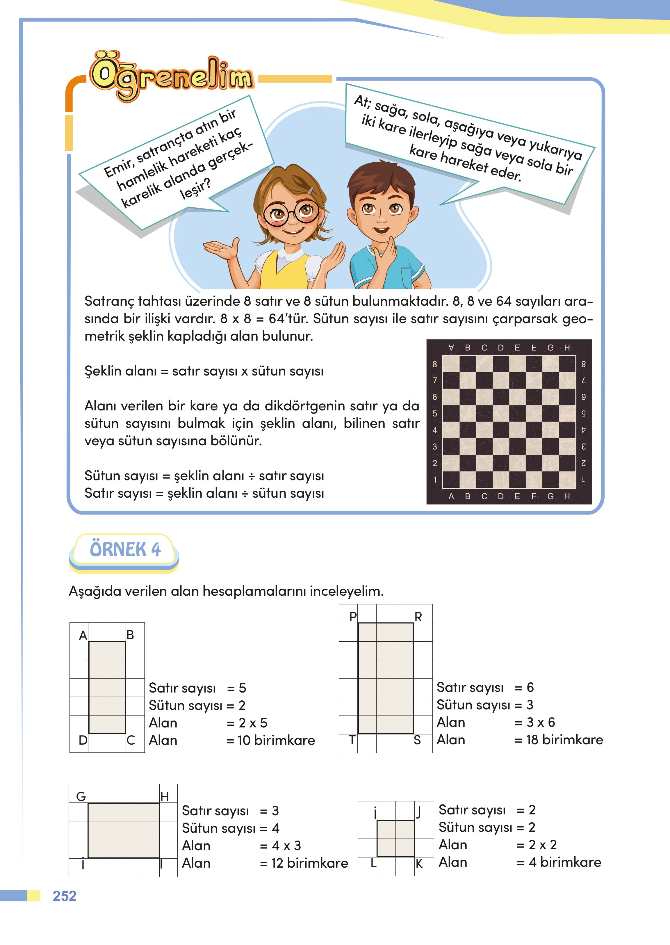 4. Sınıf Meb Yayınları Matematik Ders Kitabı Sayfa 252 Cevapları 4. Sınıf Meb Yayınları Matematik Ders Kitabı Sayfa 252 Cevapları