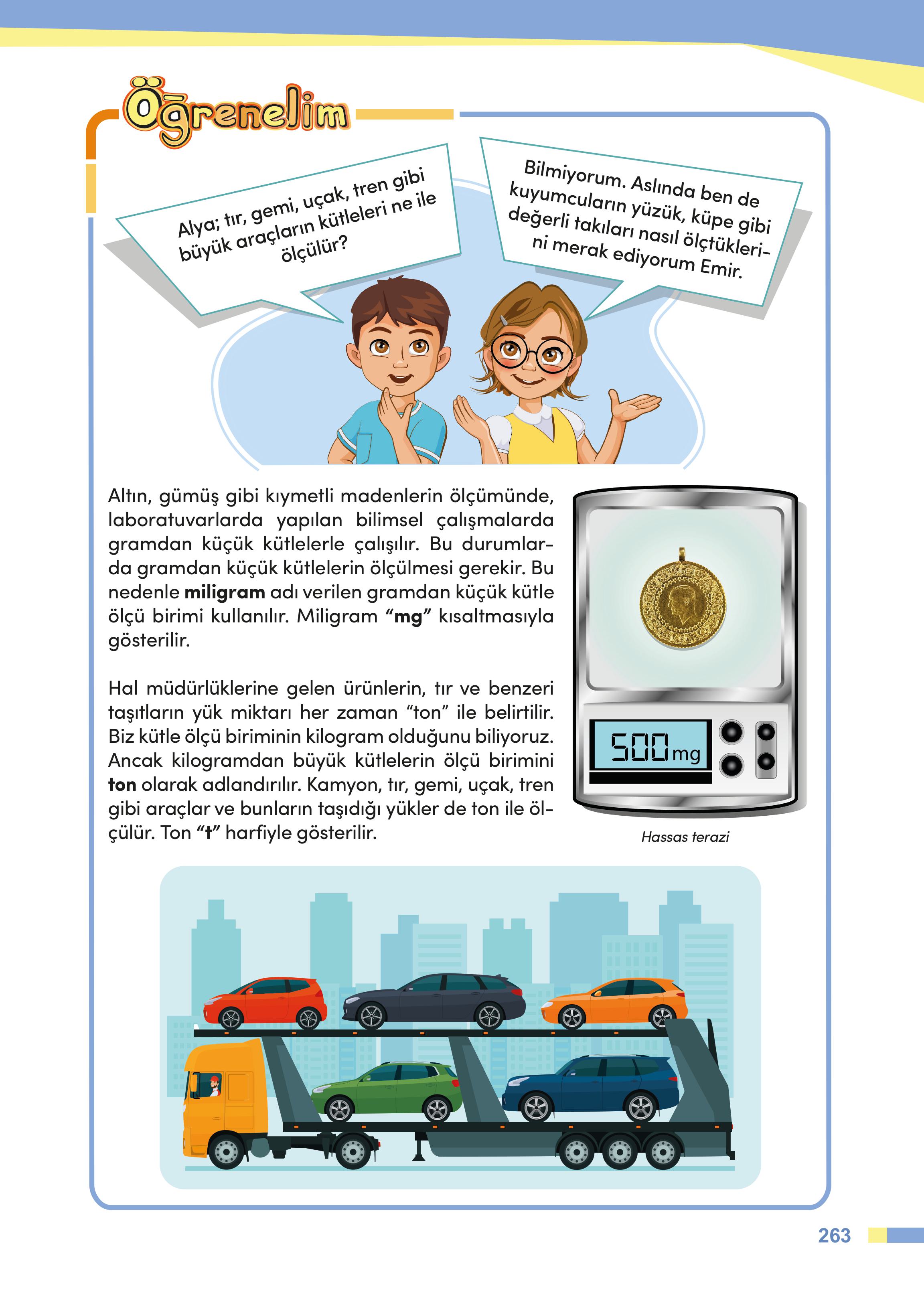 4. Sınıf Meb Yayınları Matematik Ders Kitabı Sayfa 263 Cevapları