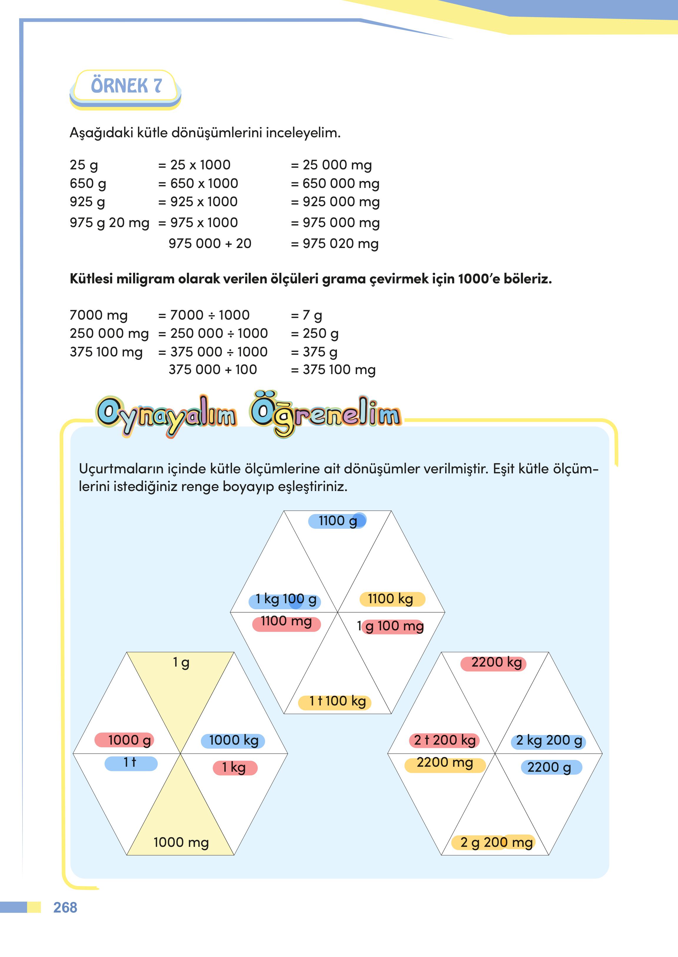 4. Sınıf Meb Yayınları Matematik Ders Kitabı Sayfa 268 Cevapları 4. Sınıf Meb Yayınları Matematik Ders Kitabı Sayfa 268 Cevapları