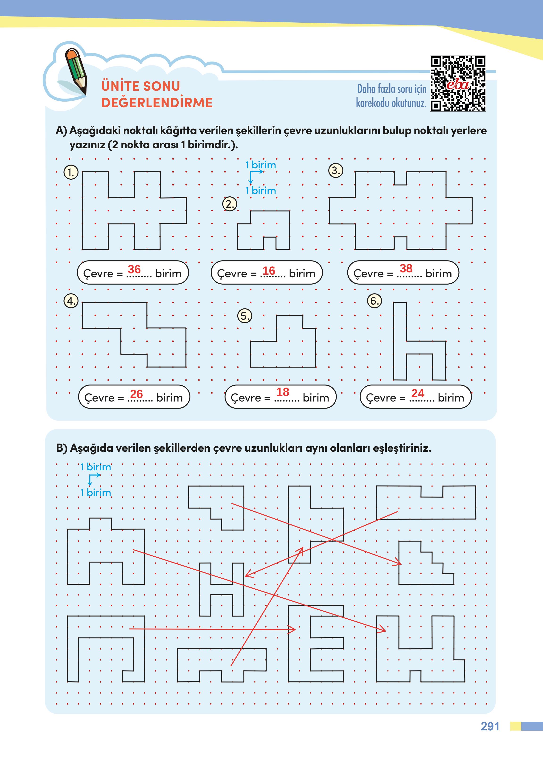 4. Sınıf Meb Yayınları Matematik Ders Kitabı Sayfa 291 Cevapları 4. Sınıf Meb Yayınları Matematik Ders Kitabı Sayfa 291 Cevapları
