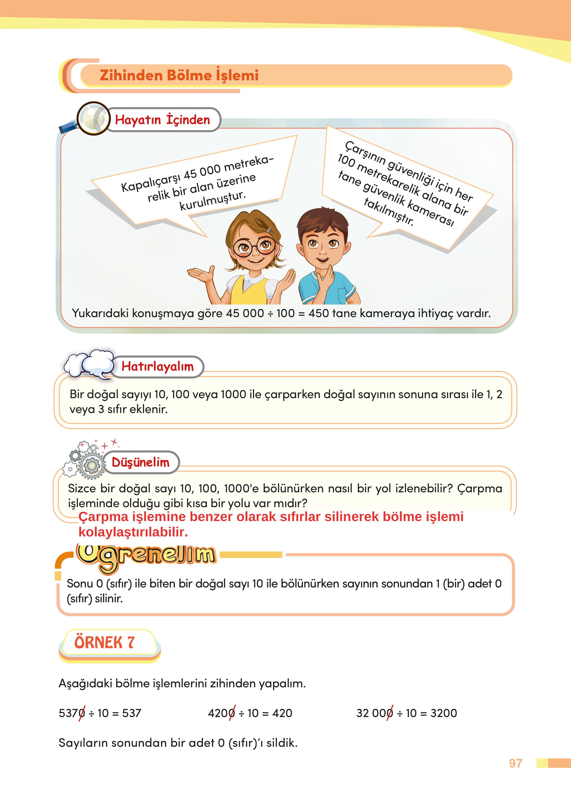 4. Sınıf Meb Yayınları Matematik Ders Kitabı Sayfa 97 Cevapları 4. Sınıf Meb Yayınları Matematik Ders Kitabı Sayfa 97 Cevapları