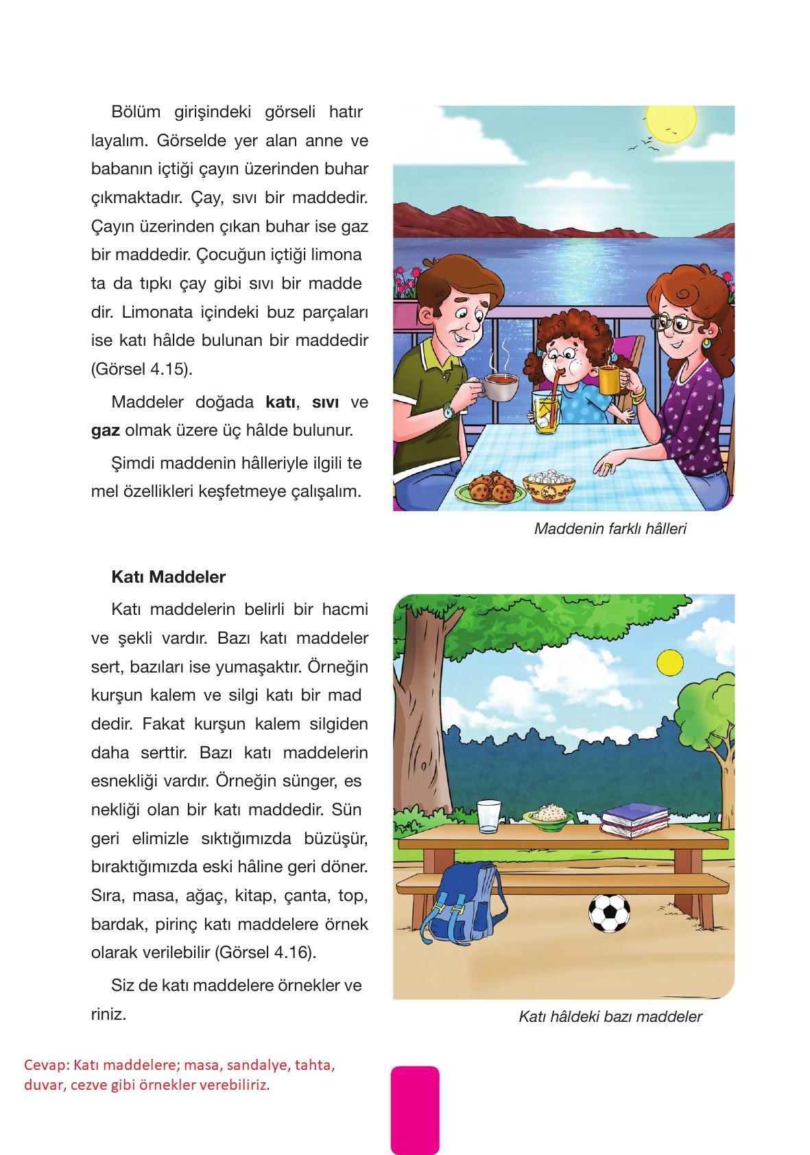 4. Sınıf Pasifik Yayınları Fen Bilimleri Ders Kitabı Sayfa 136 Cevapları