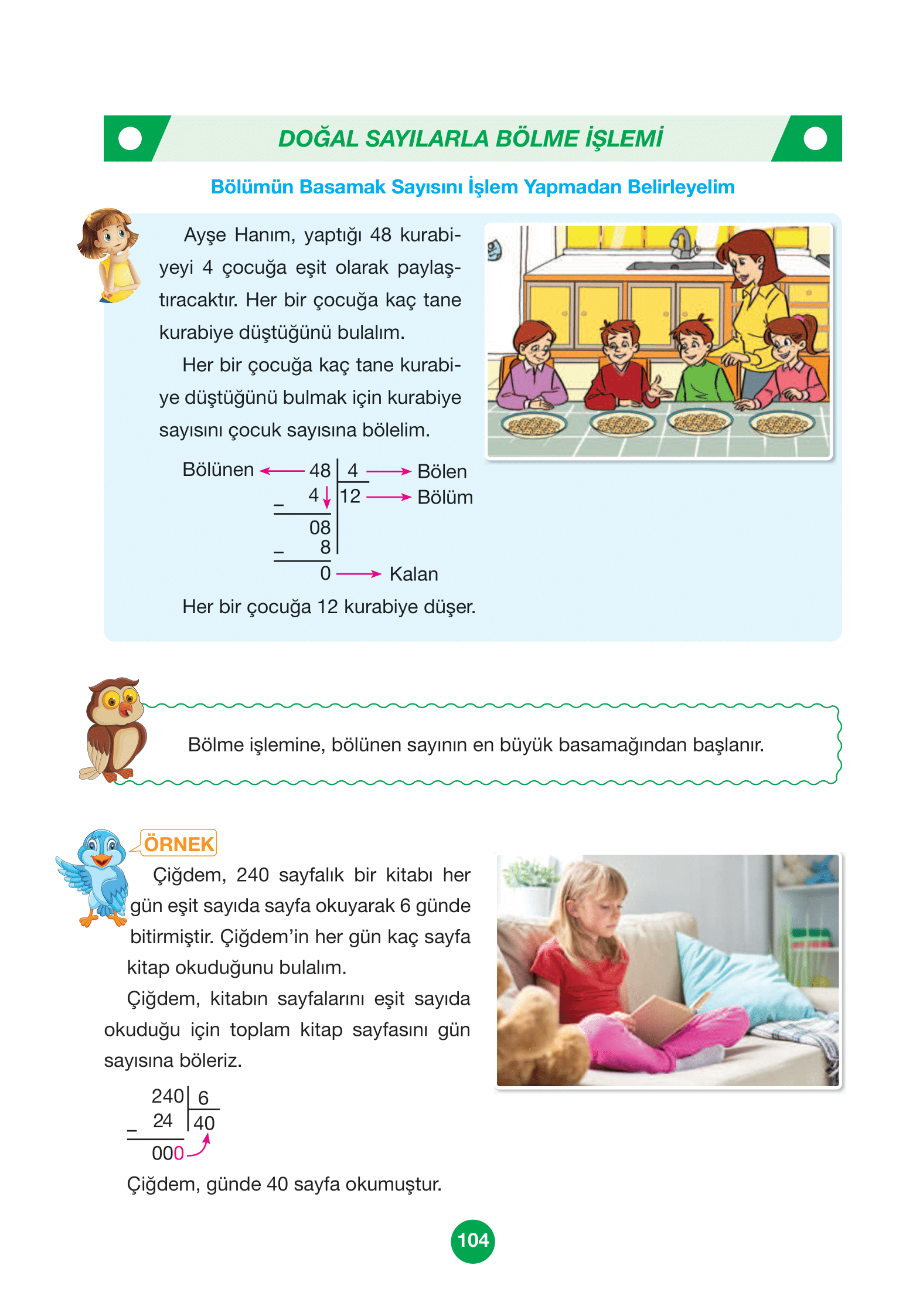 4. Sınıf Pasifik Yayınları Matematik Ders Kitabı Sayfa 104 Cevapları