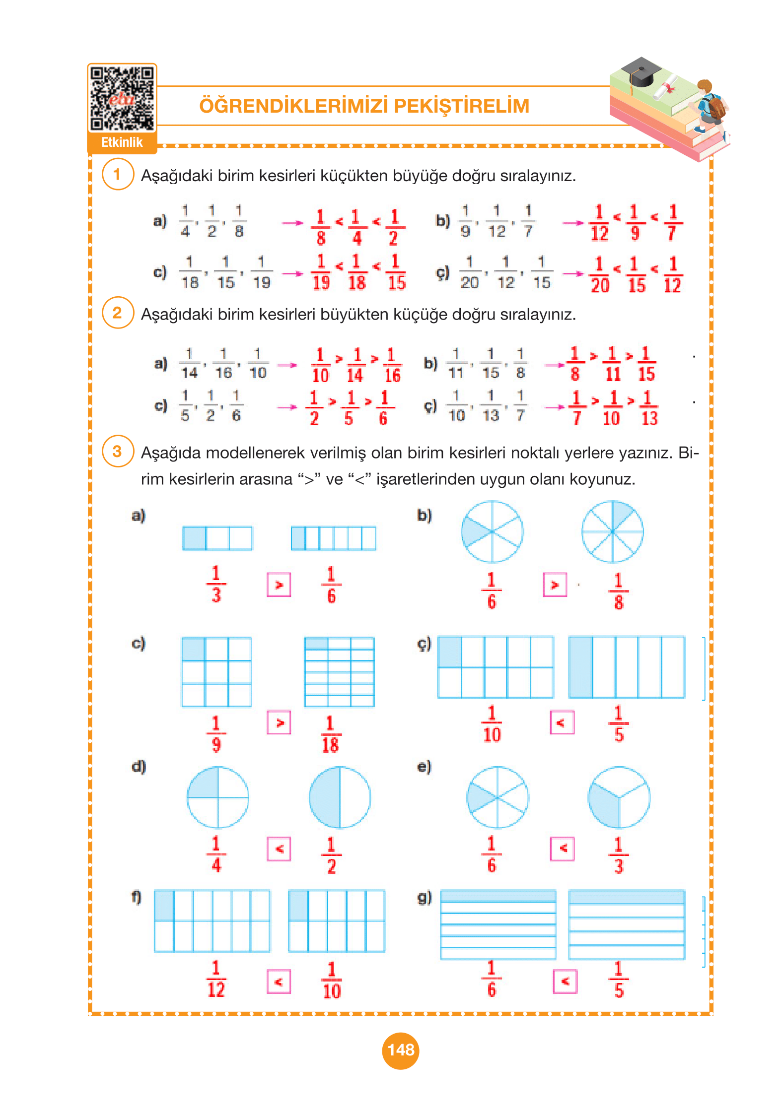 4. Sınıf Pasifik Yayınları Matematik Ders Kitabı Sayfa 148 Cevapları 4. Sınıf Pasifik Yayınları Matematik Ders Kitabı Sayfa 148 Cevapları
