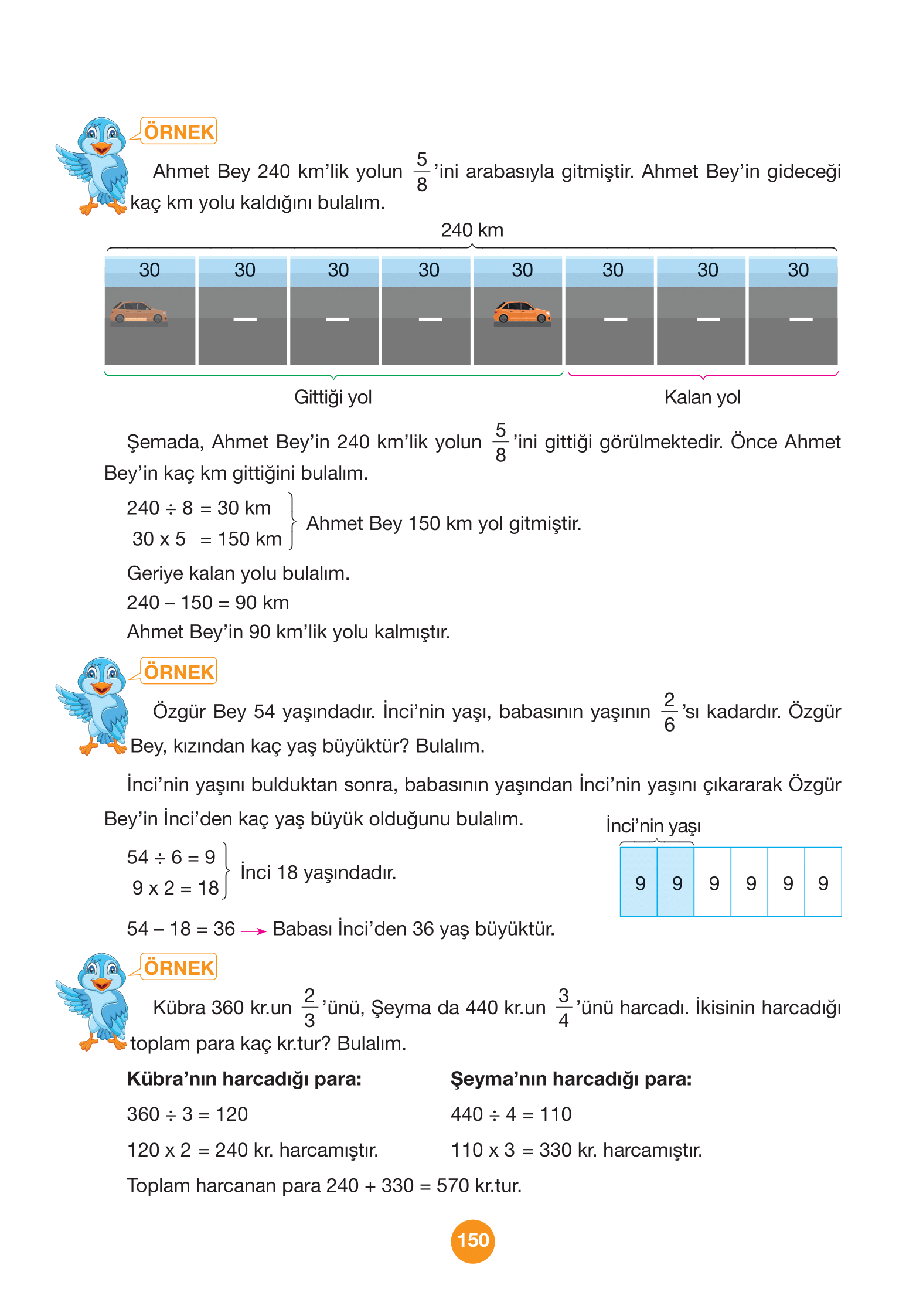 4. Sınıf Pasifik Yayınları Matematik Ders Kitabı Sayfa 150 Cevapları
